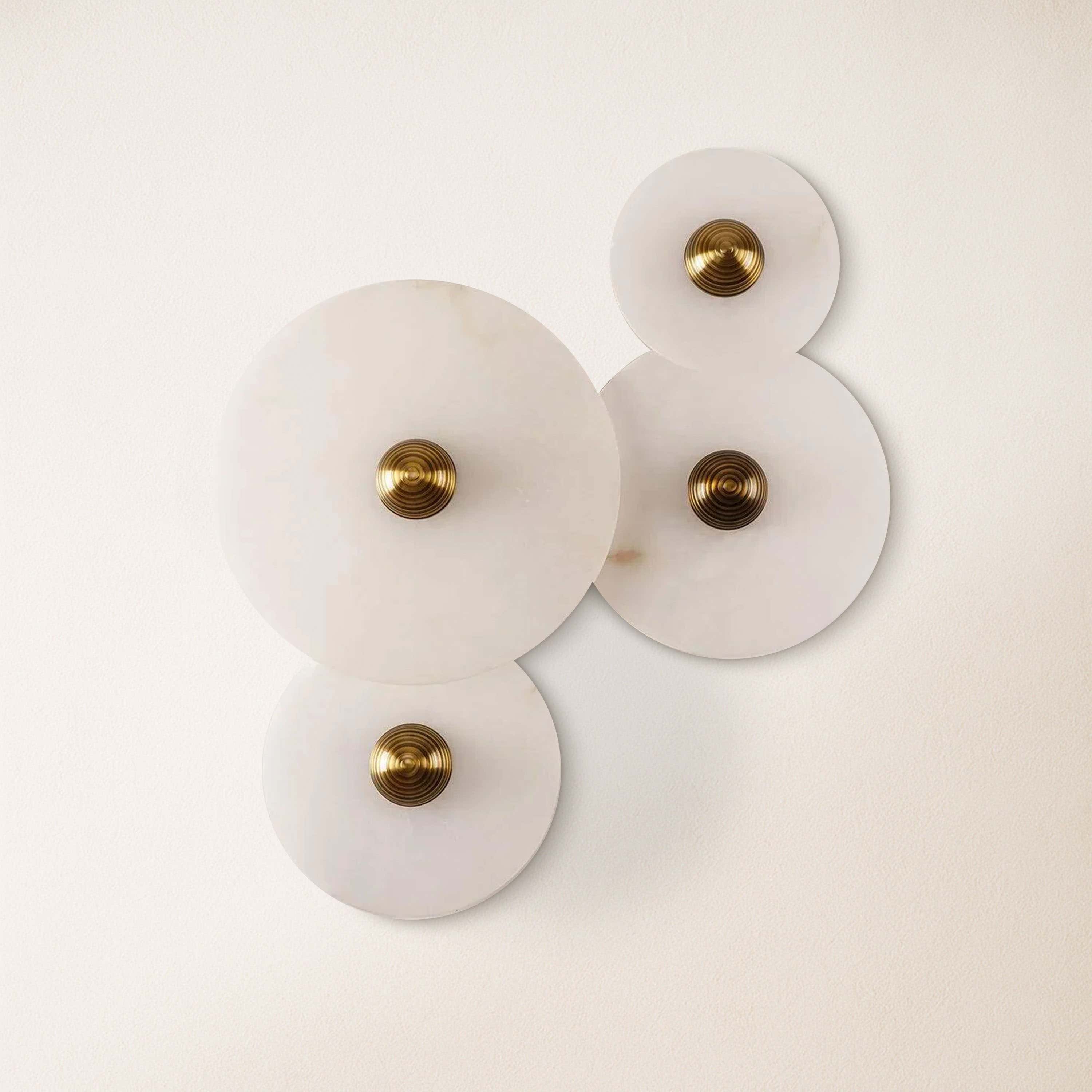 Miles Alabaster Wall Lamp 30cm D