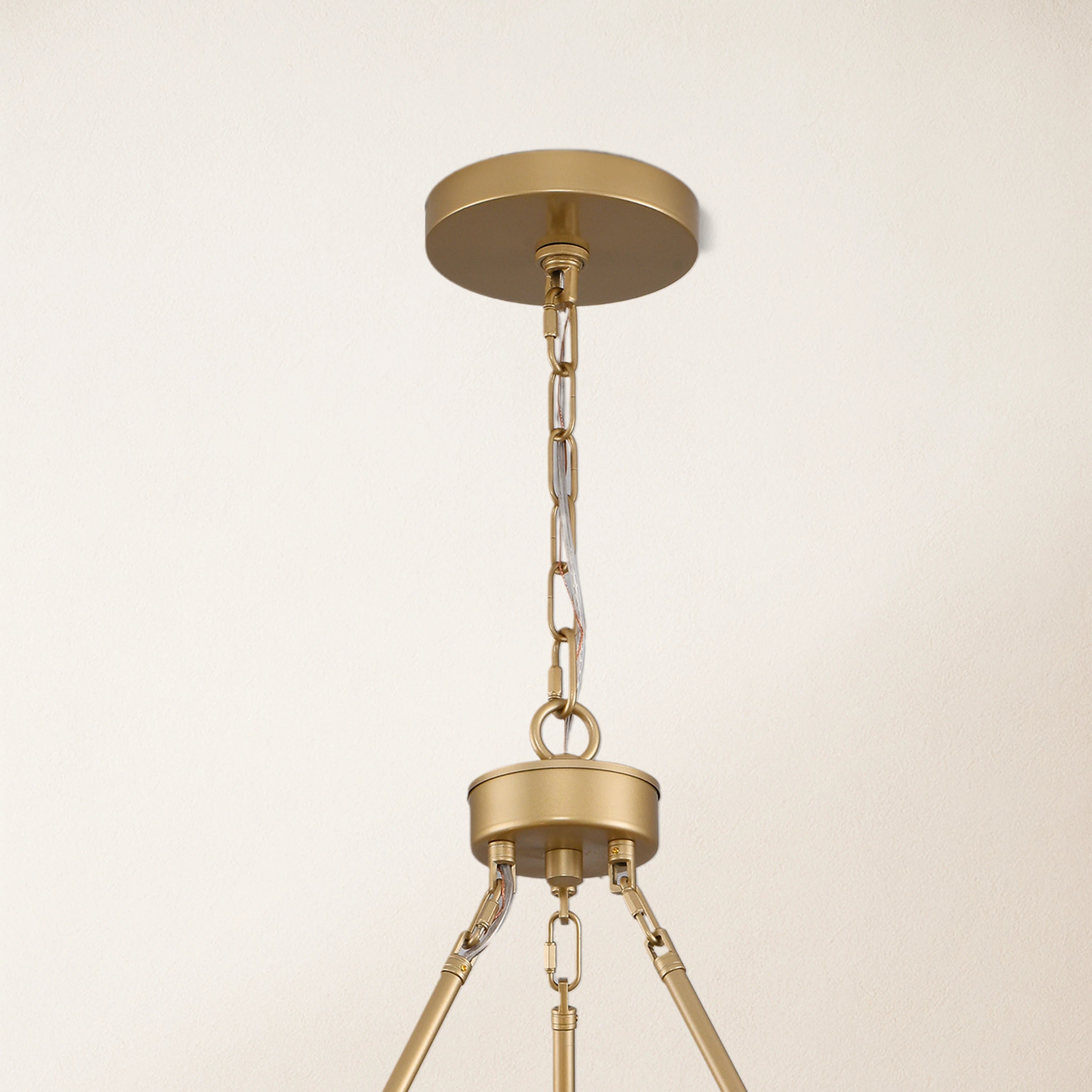 Vellum Round Chandelier 24"D