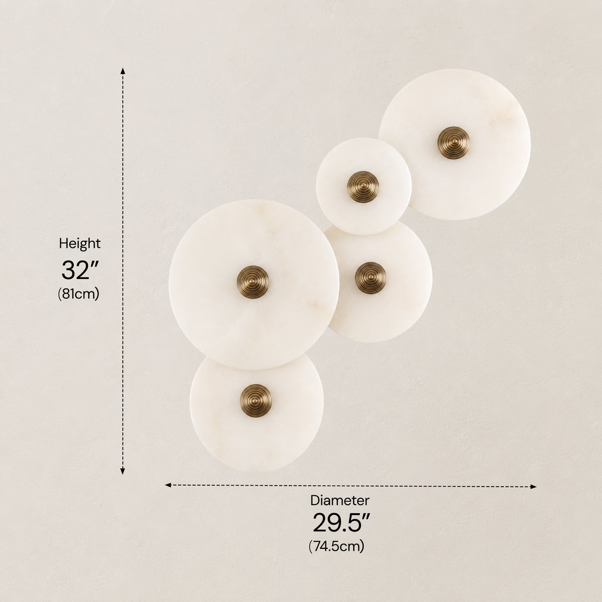Miles Alabaster Multi-Lights Wall Sconce