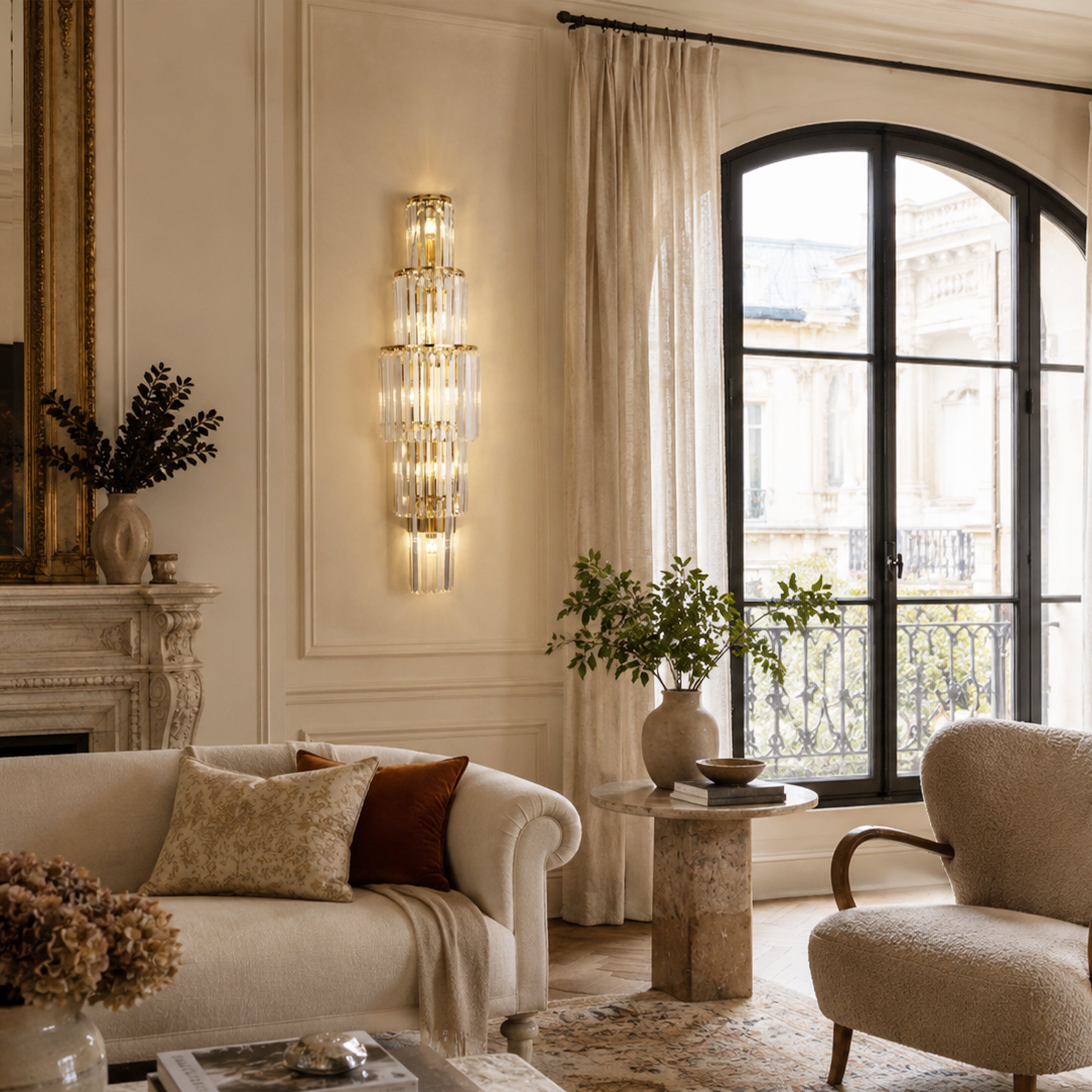 Elira Crystal Wall Lamp