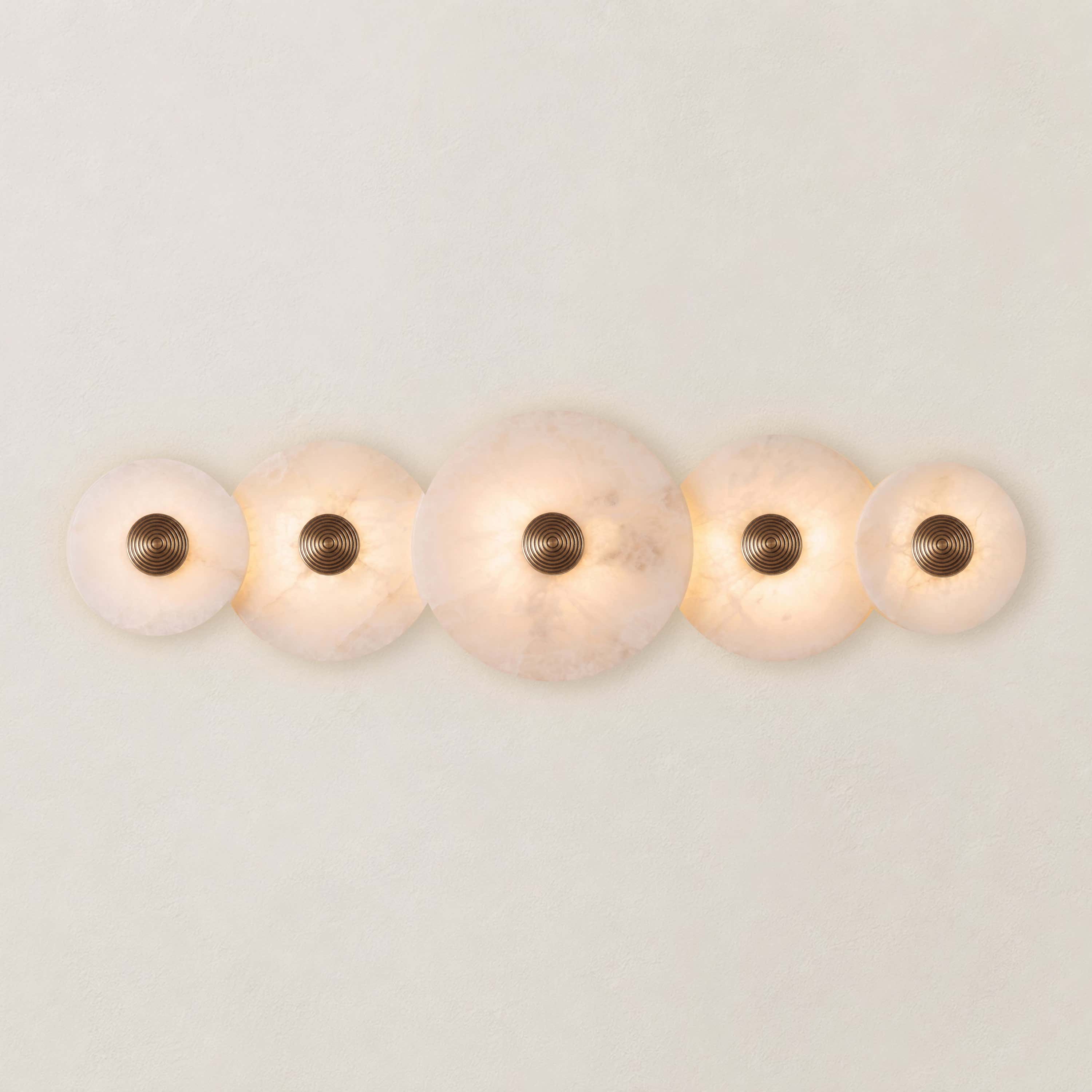 Miles Alabaster Multi-Lights Wall Sconce