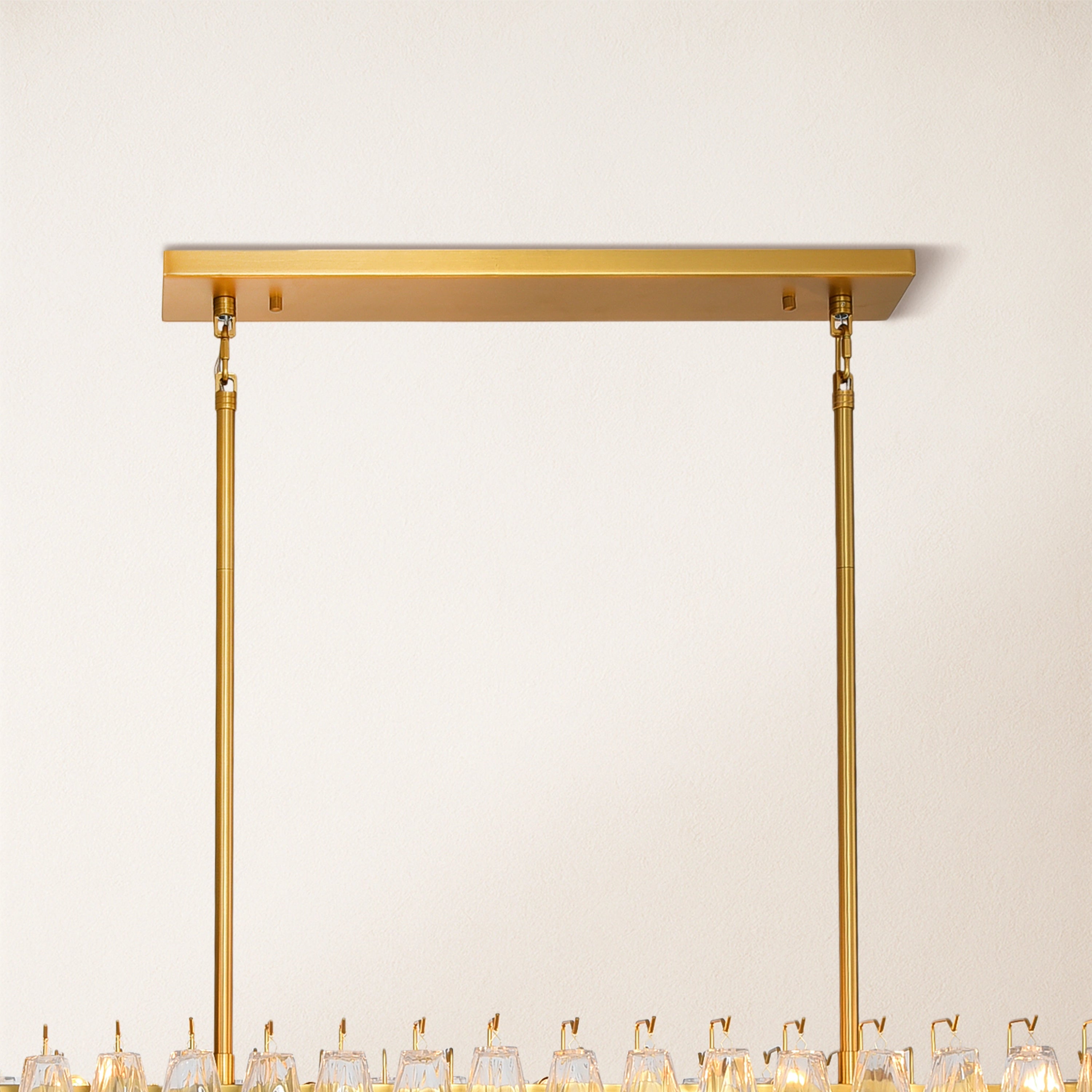 Celestial Drop Glass Crystal Glass Chandelier 137cm W