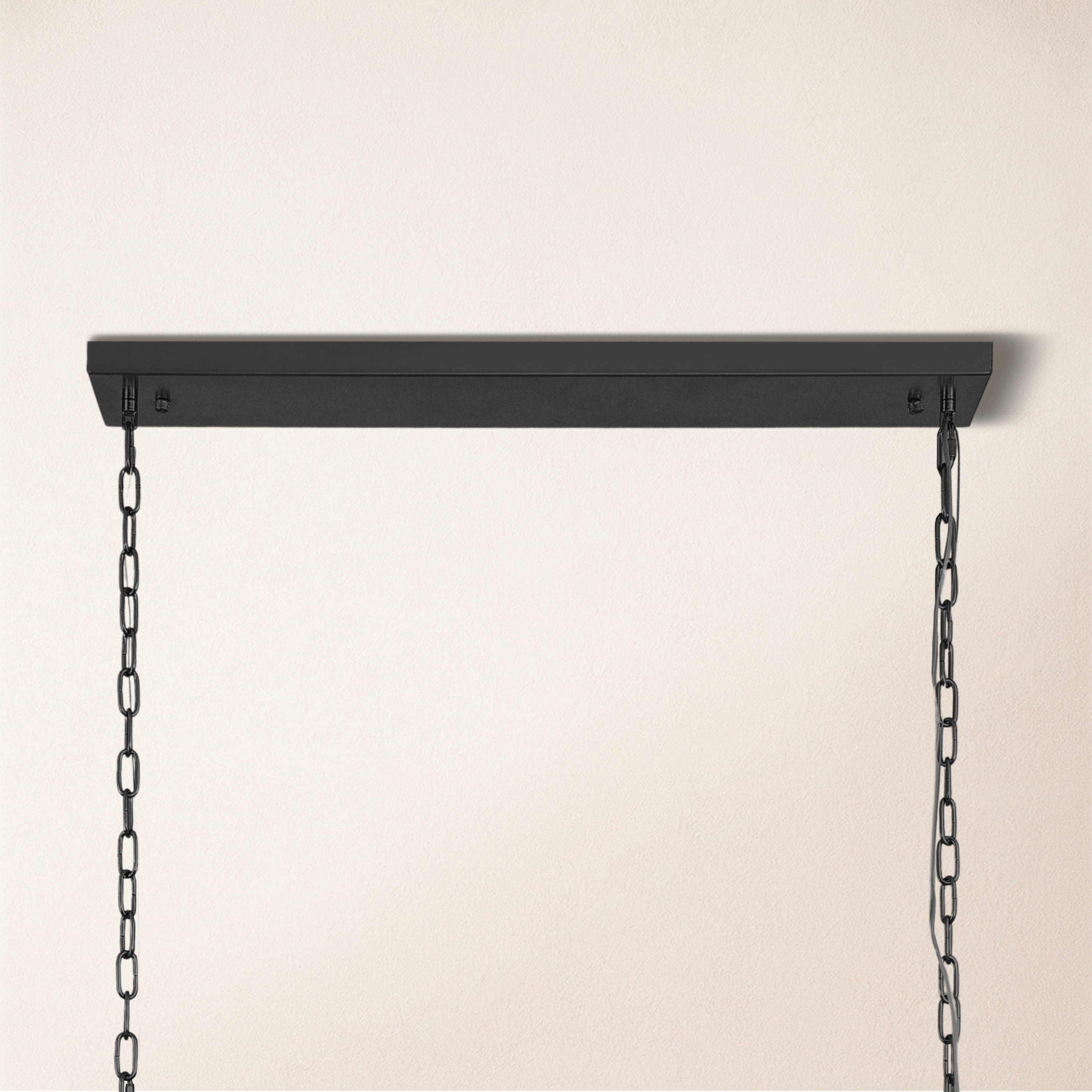 Nivislight Alabaster Rectangular Chandelier 140cm