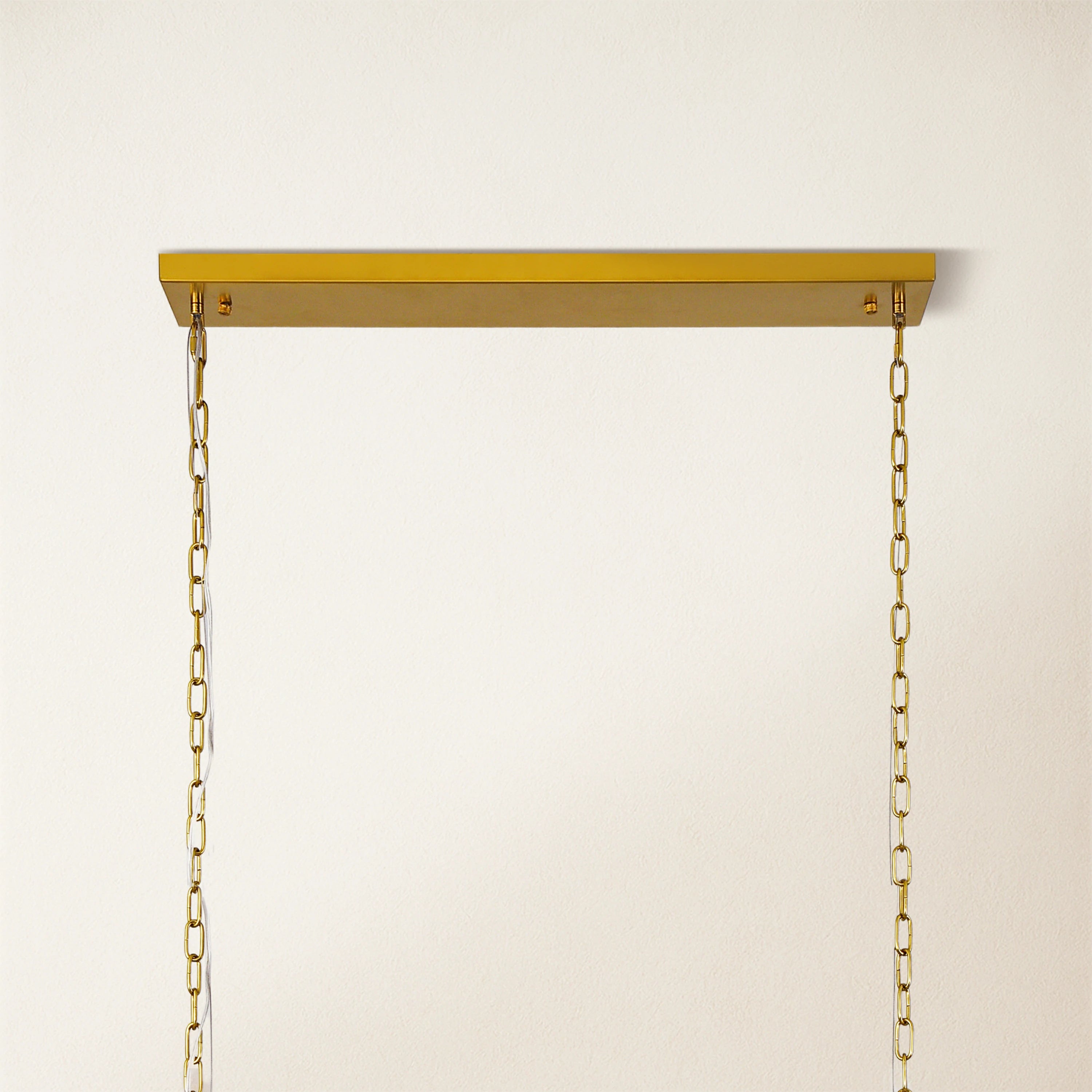 Nivislight Alabaster Rectangular Chandelier 140cm