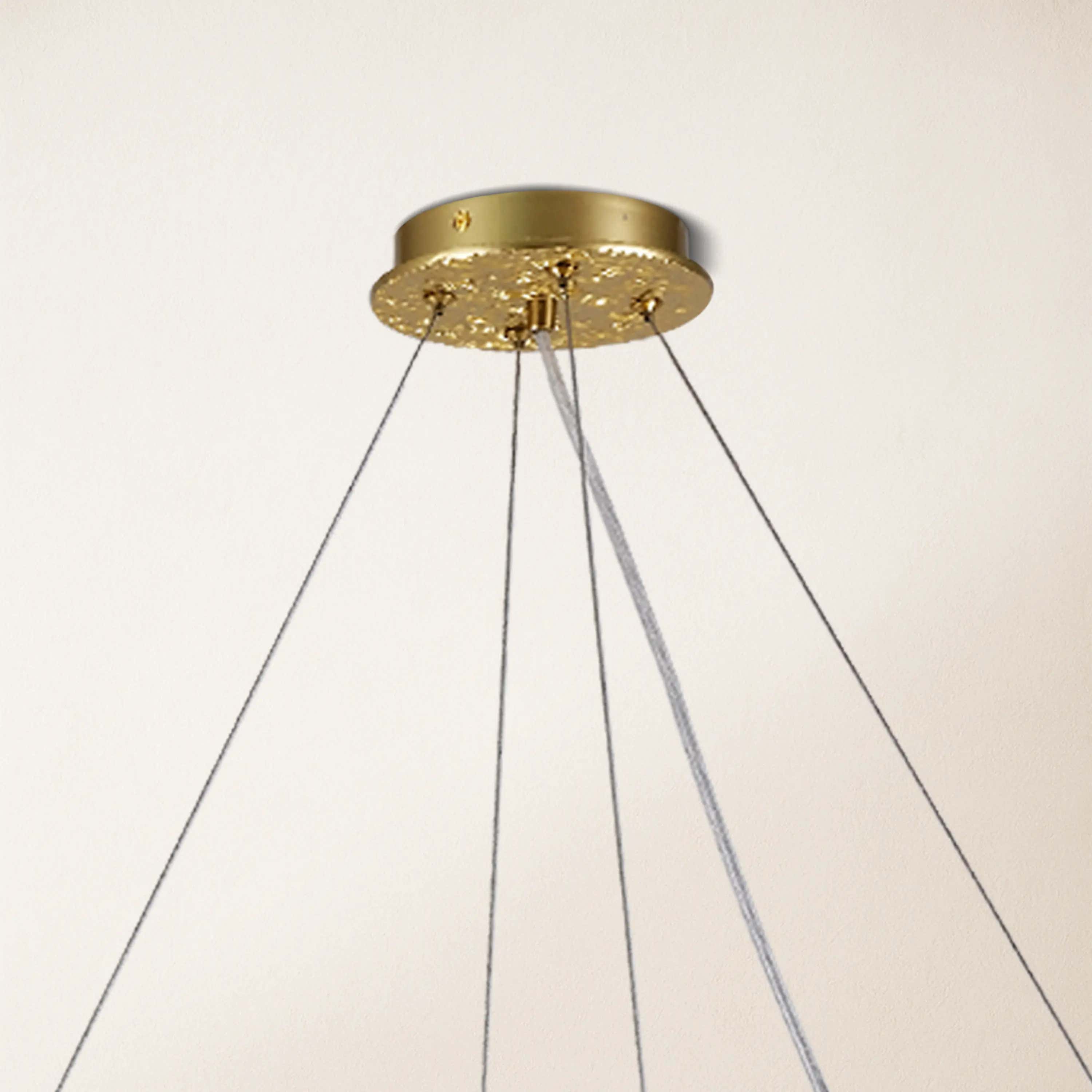 Frostleaf Crystal Cascade Tree Branch Linear Chandelier 140cm