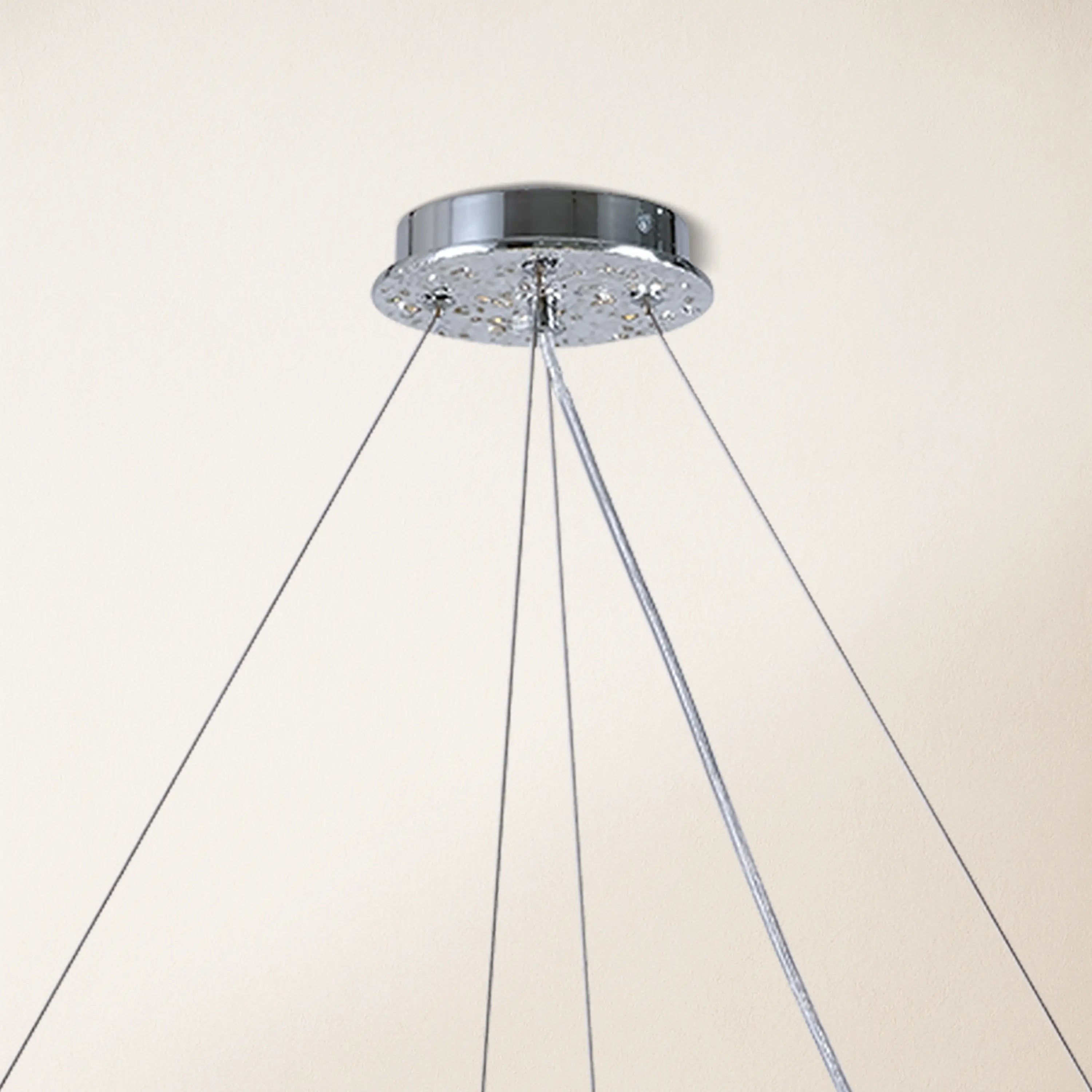 Frostleaf Crystal Cascade Tree Branch Linear Chandelier 140cm