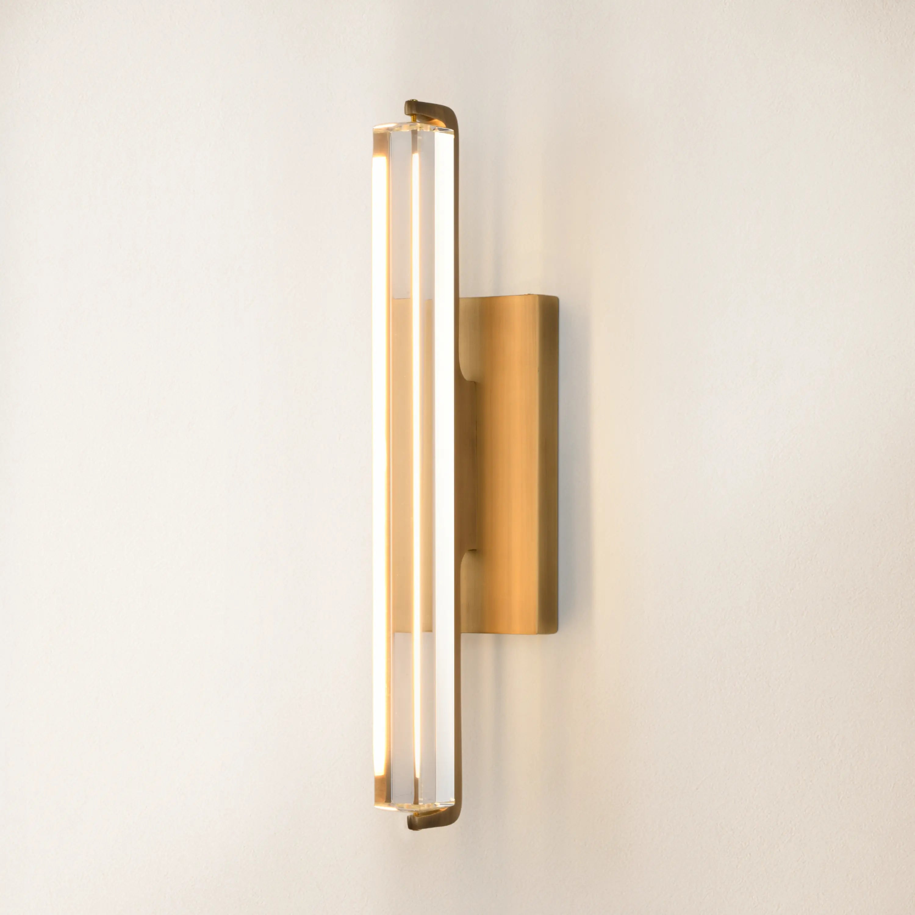 Clara Glow Crystal Single Wall Sconce 48cm