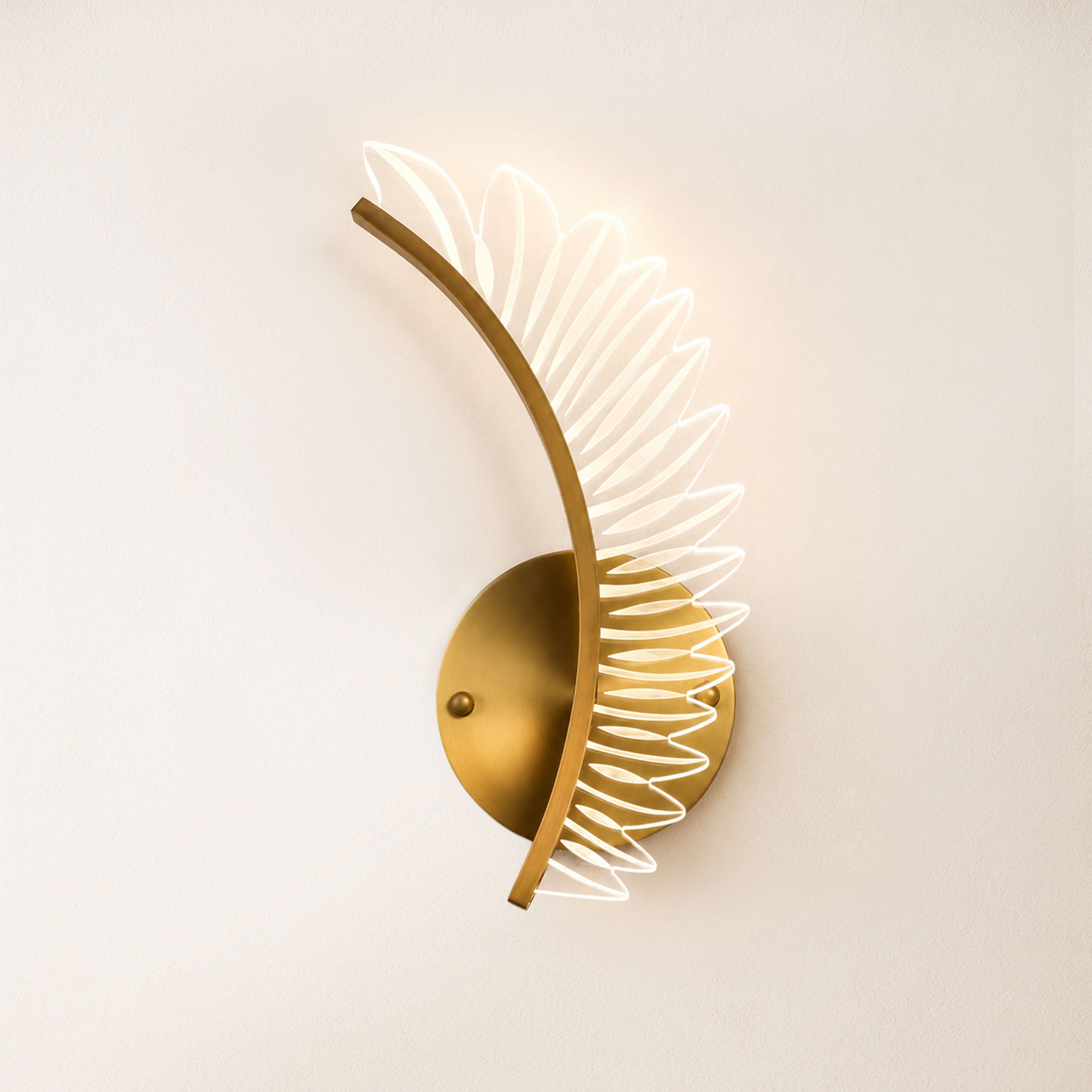 Pennata Acrylic Wing Wall Sconce