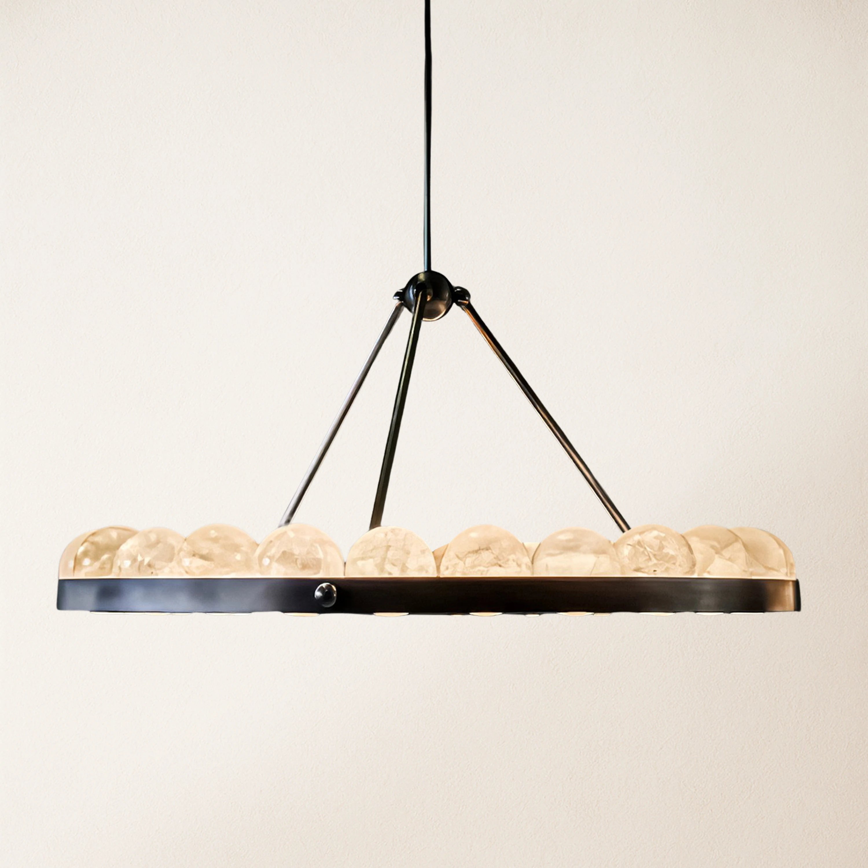 Nami Alabaster Global Suter Chandelier 145cm D