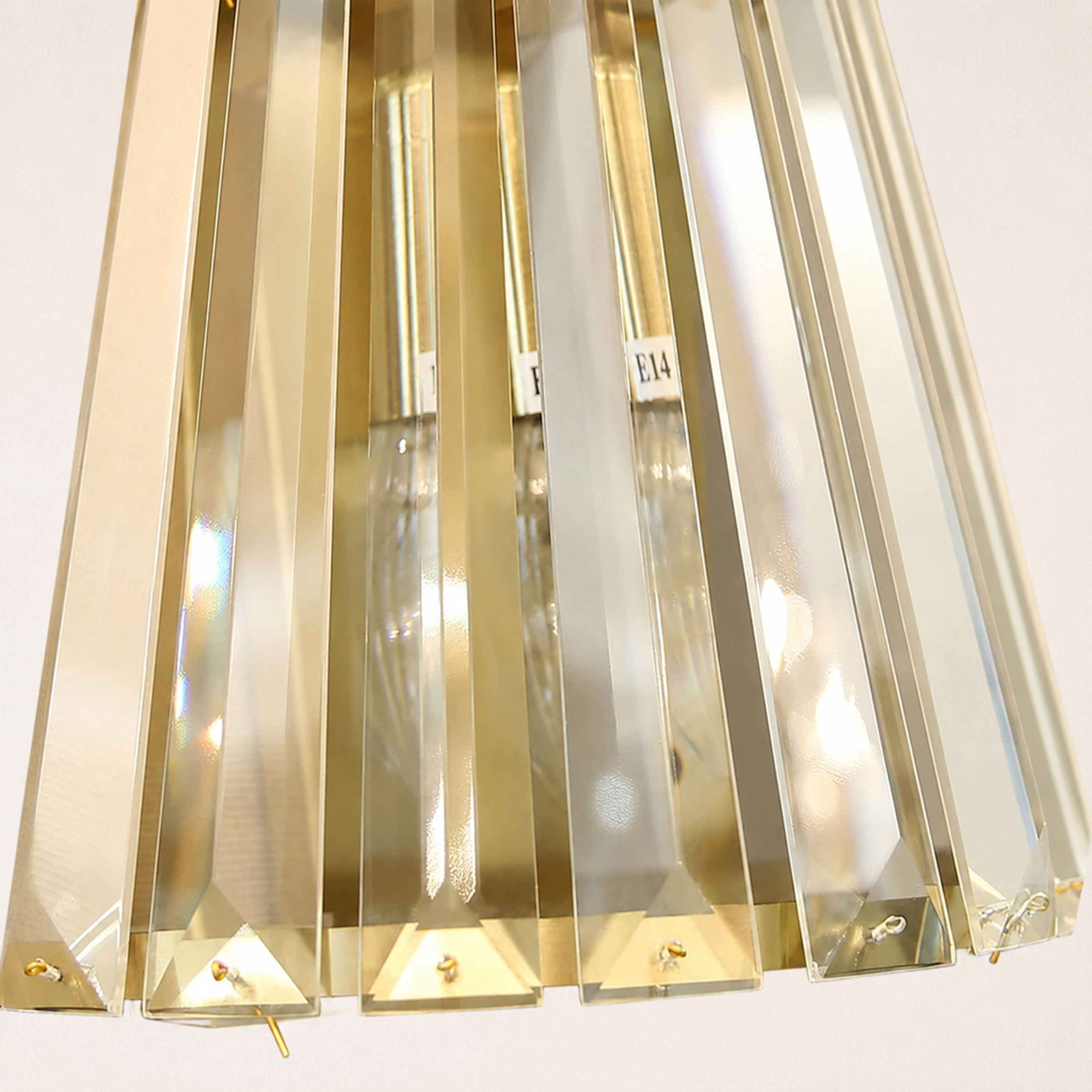 Lyrsolara Crystal Wall Sconce