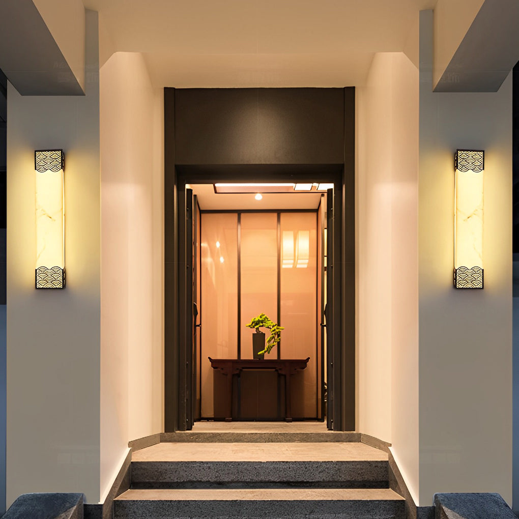 Omniguard Resin Rectangular Outdoor Wall Light