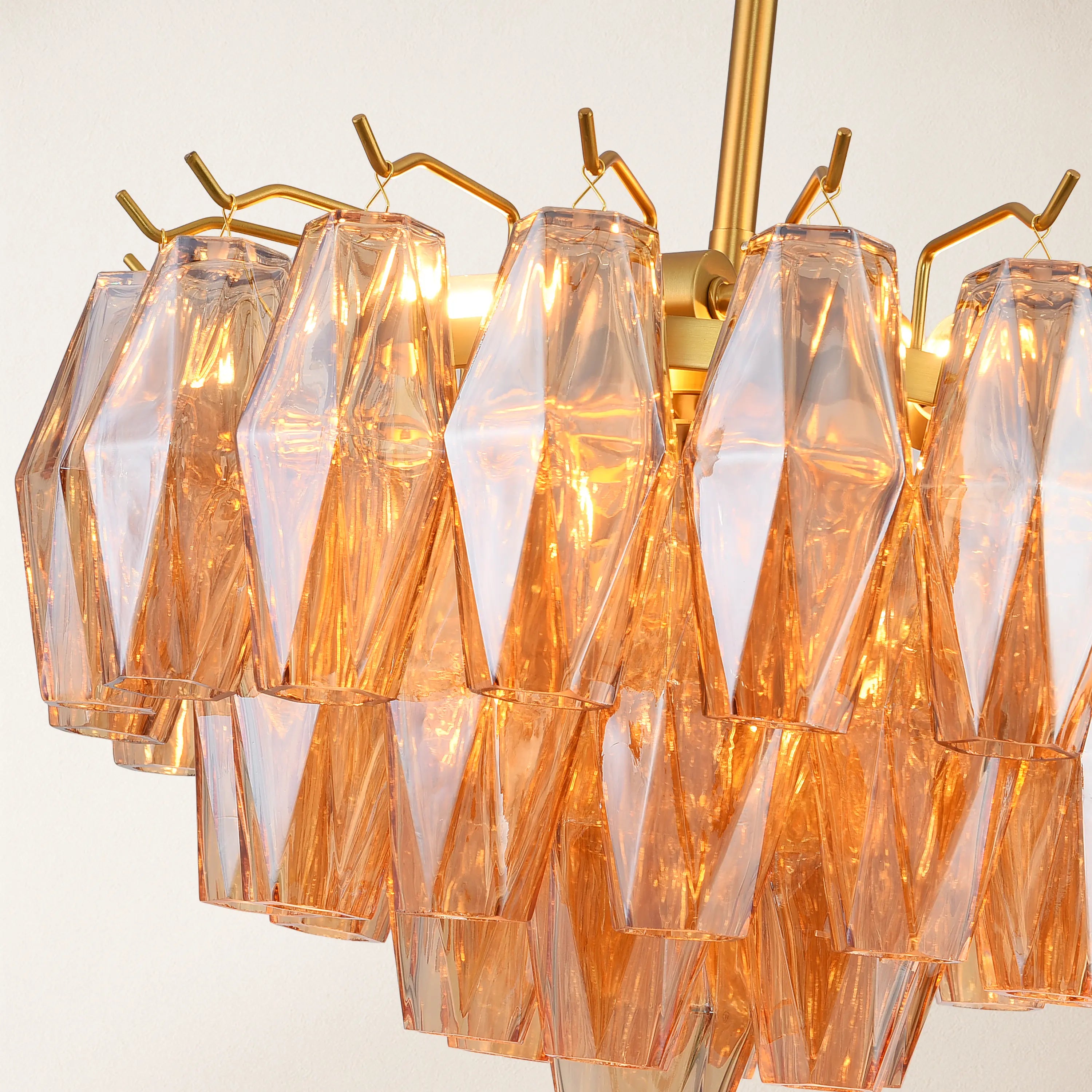 Celestial Drop Glass Crystal Glass Chandelier 43cm D
