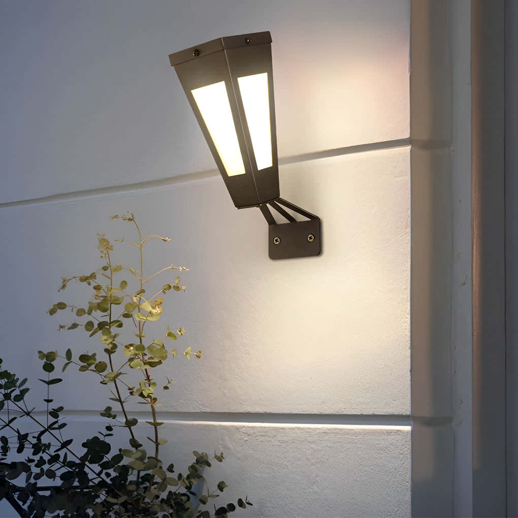 Terramur Metal LED Solar Outdoor Wall Light
