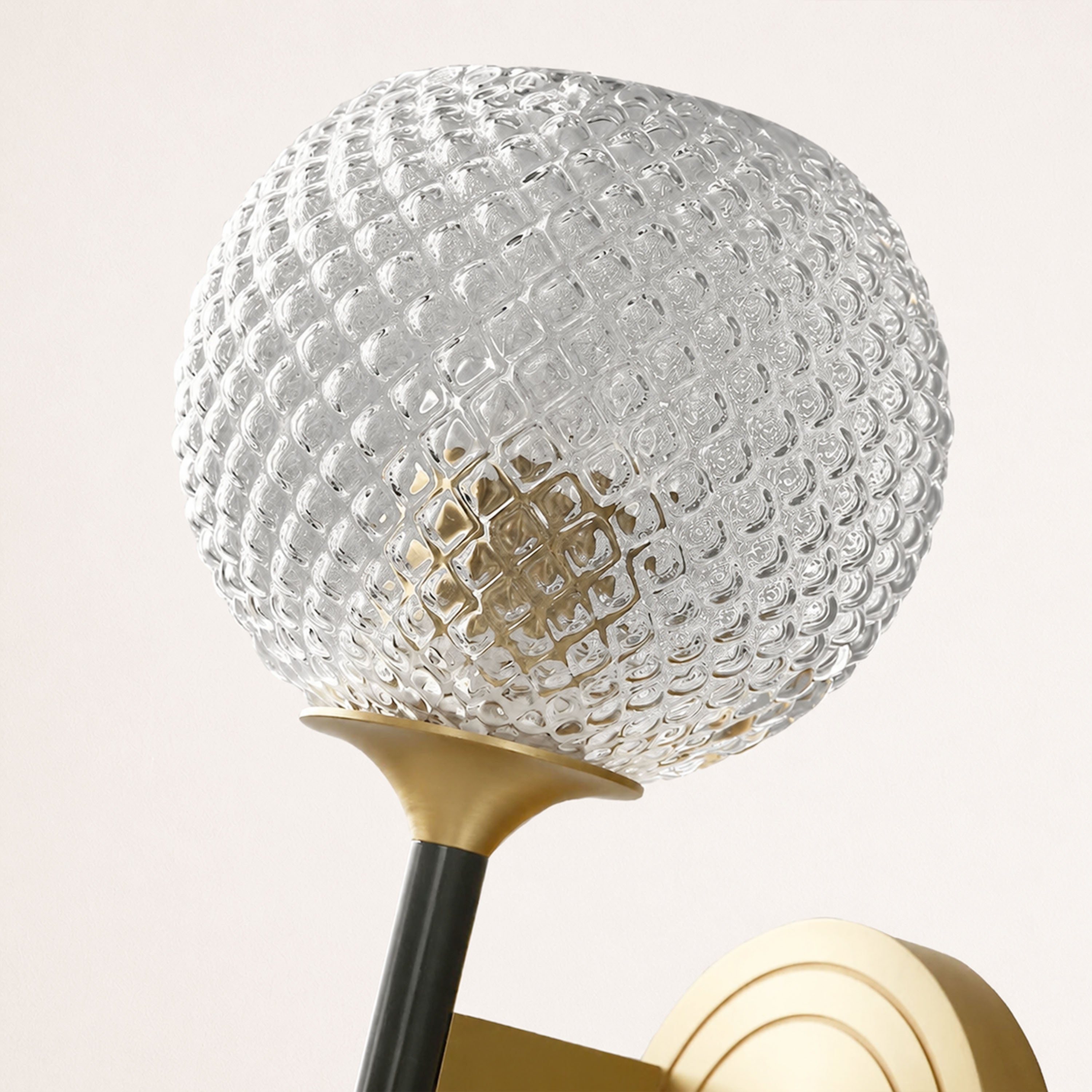 Telara Lattice Glass Wall Sconce