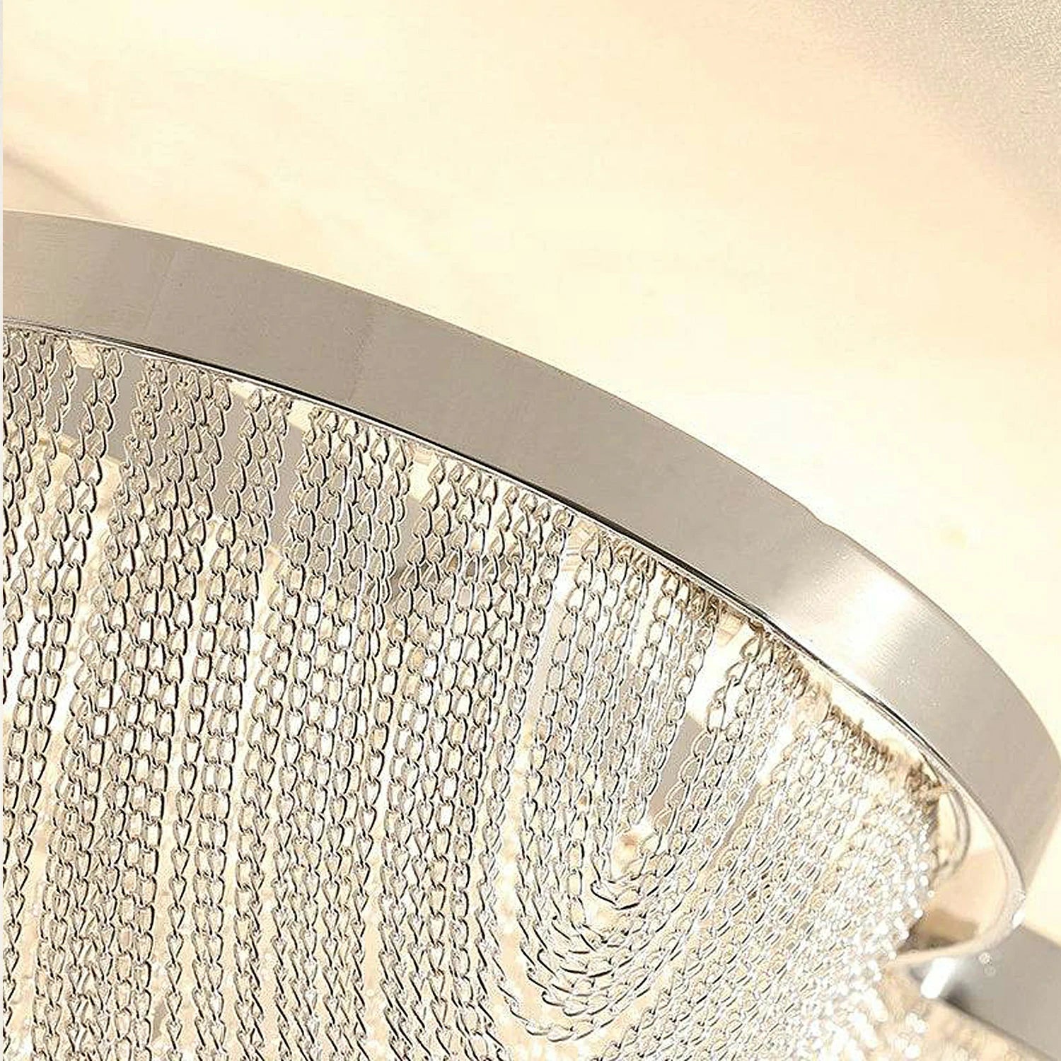Teresa Cadena Chain Tassel Ceiling Light Fixture 41cm D