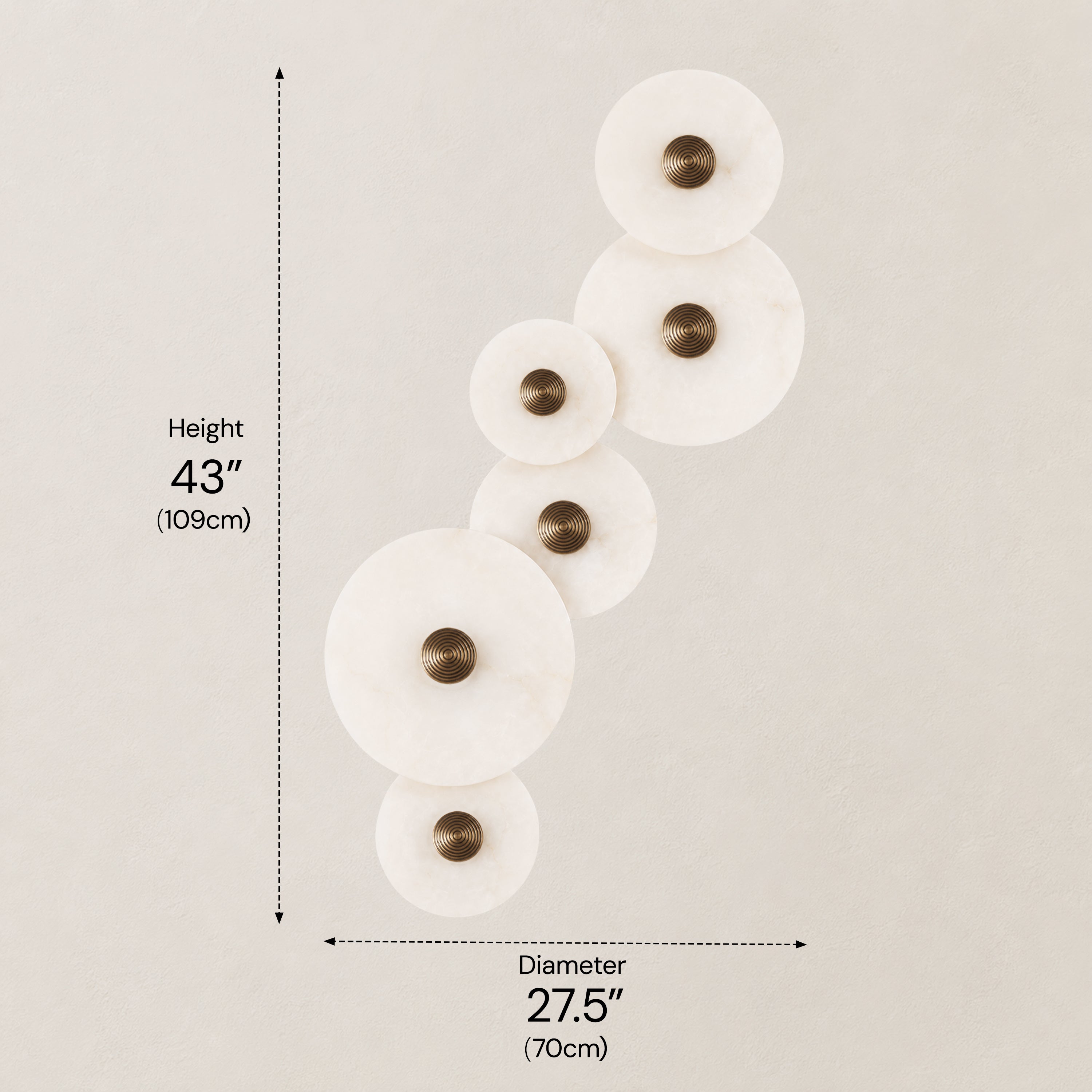 Miles Alabaster Multi-Lights Wall Sconce