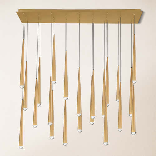 Anthropology Rectangle Crystal Pendant 137cm W