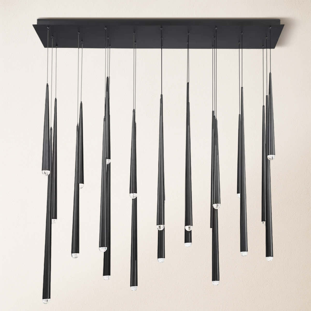 Anthropology Rectangle Crystal Pendant 137cm W