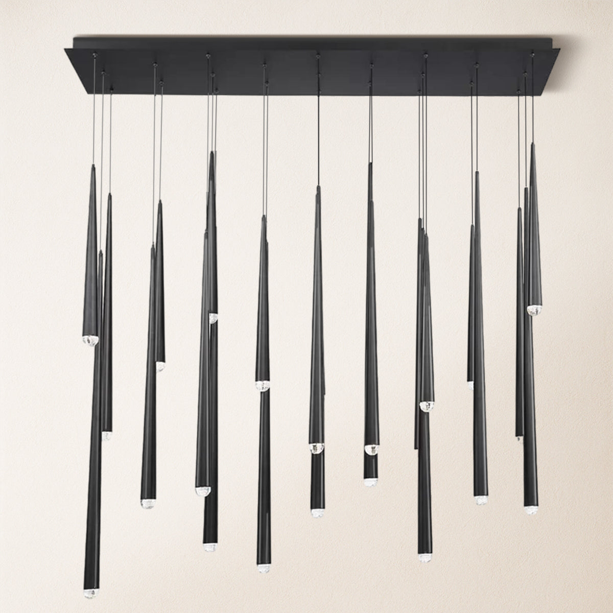 Anthropology Rectangle Crystal Pendant 137cm W