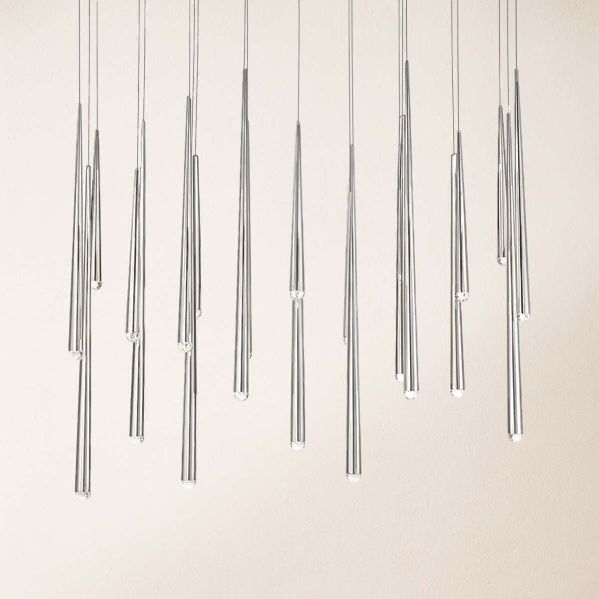 Anthropology Rectangle Crystal Pendant 137cm W