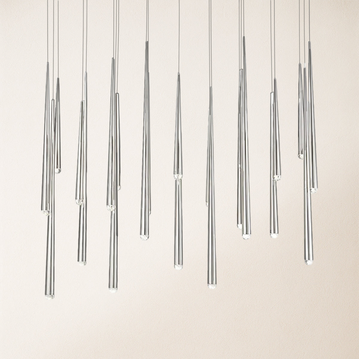 Anthropology Rectangle Crystal Pendant 137cm W