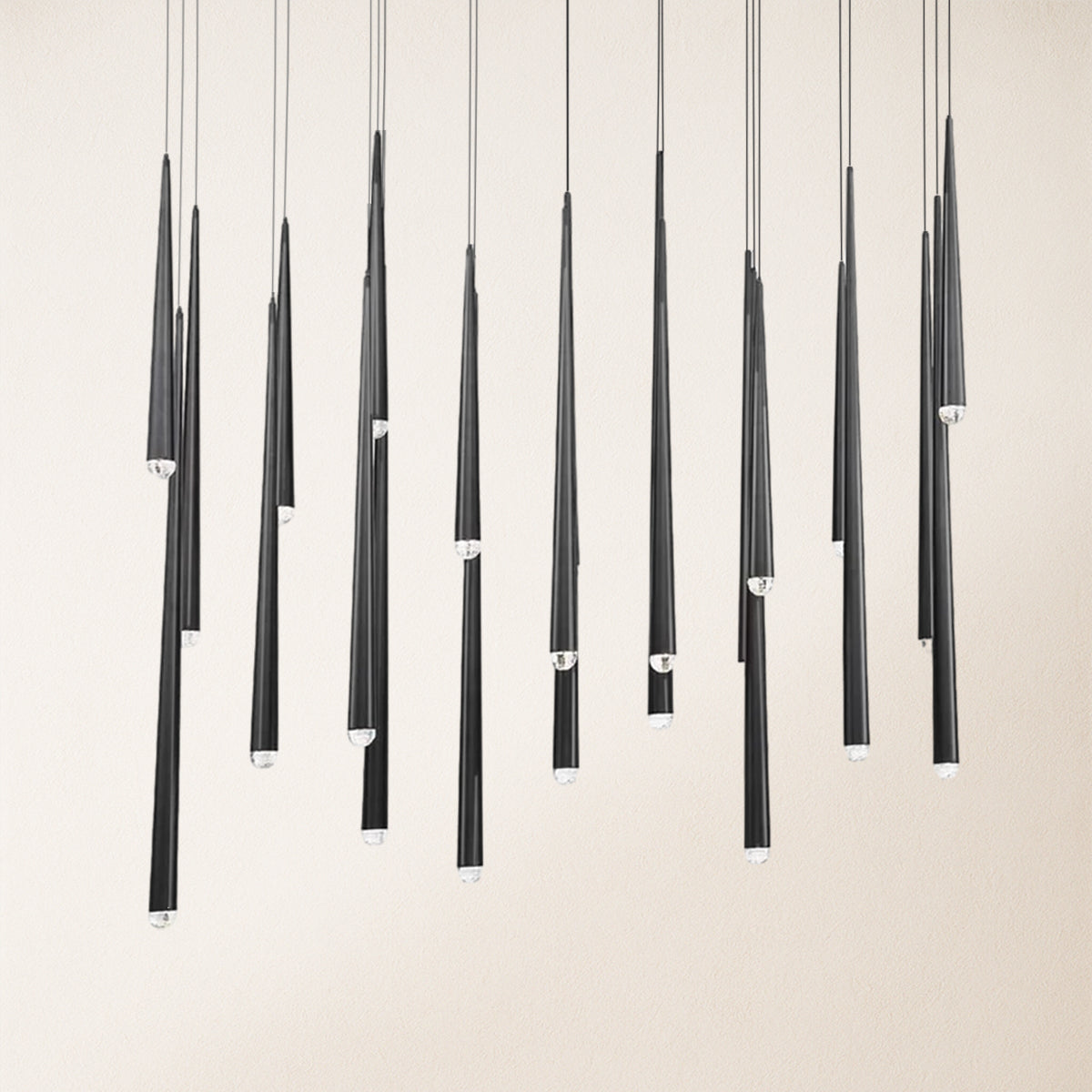 Anthropology Rectangle Crystal Pendant 137cm W