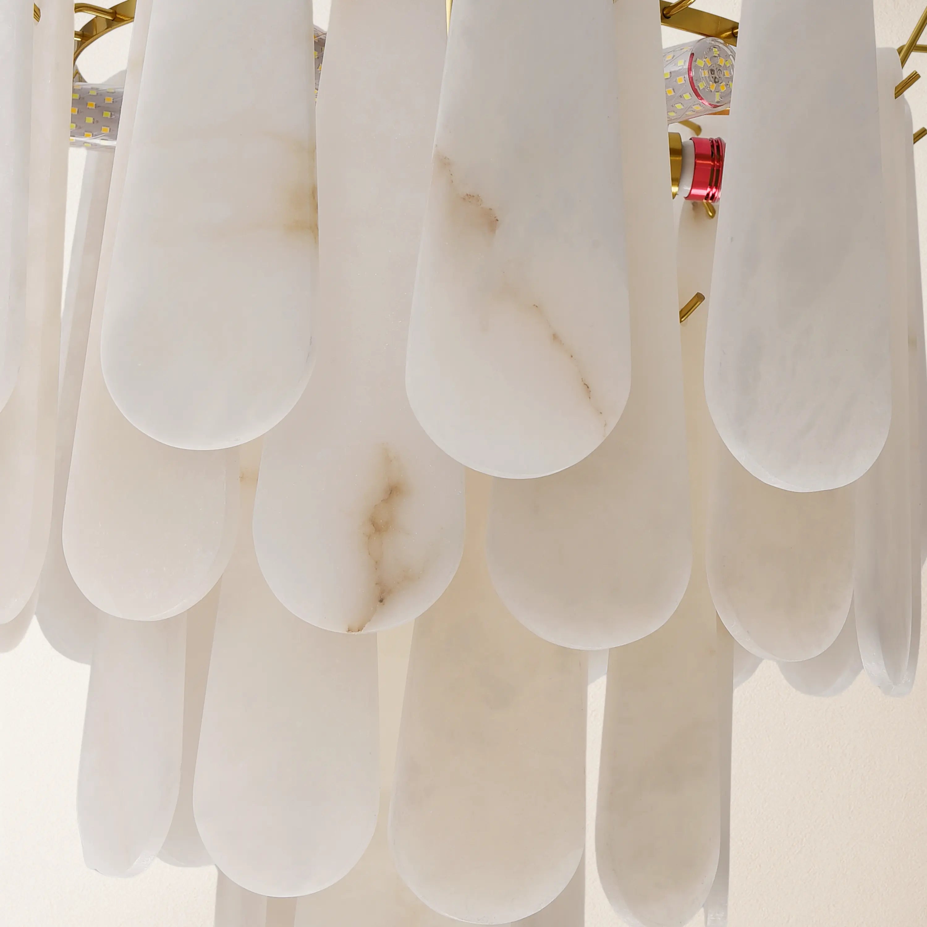 Caldera Alabaster Round Chandelier 55cm