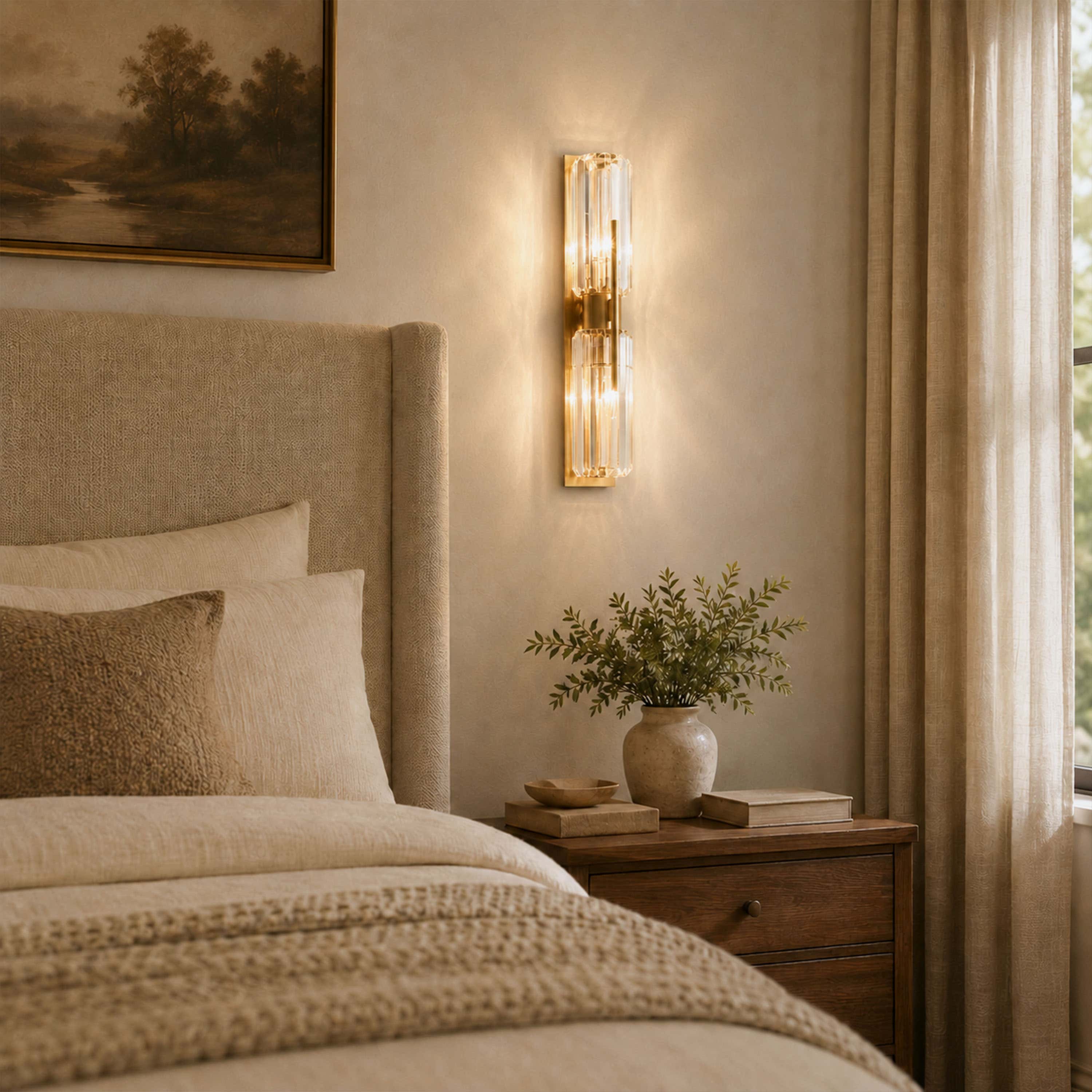Kaelith Crystal Linear Wall Sconce