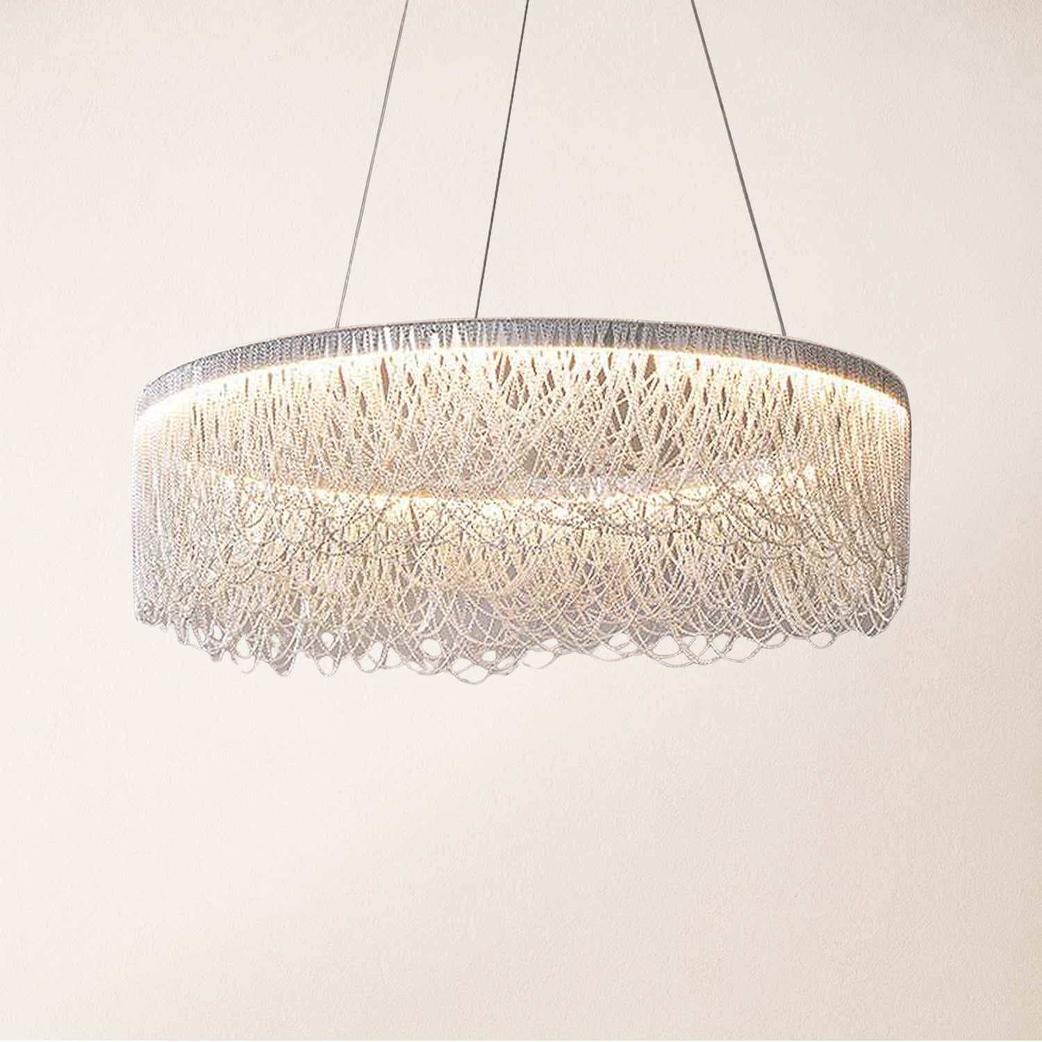 Teresa Cadena Tassel Modern Ring Chandelier 60cm