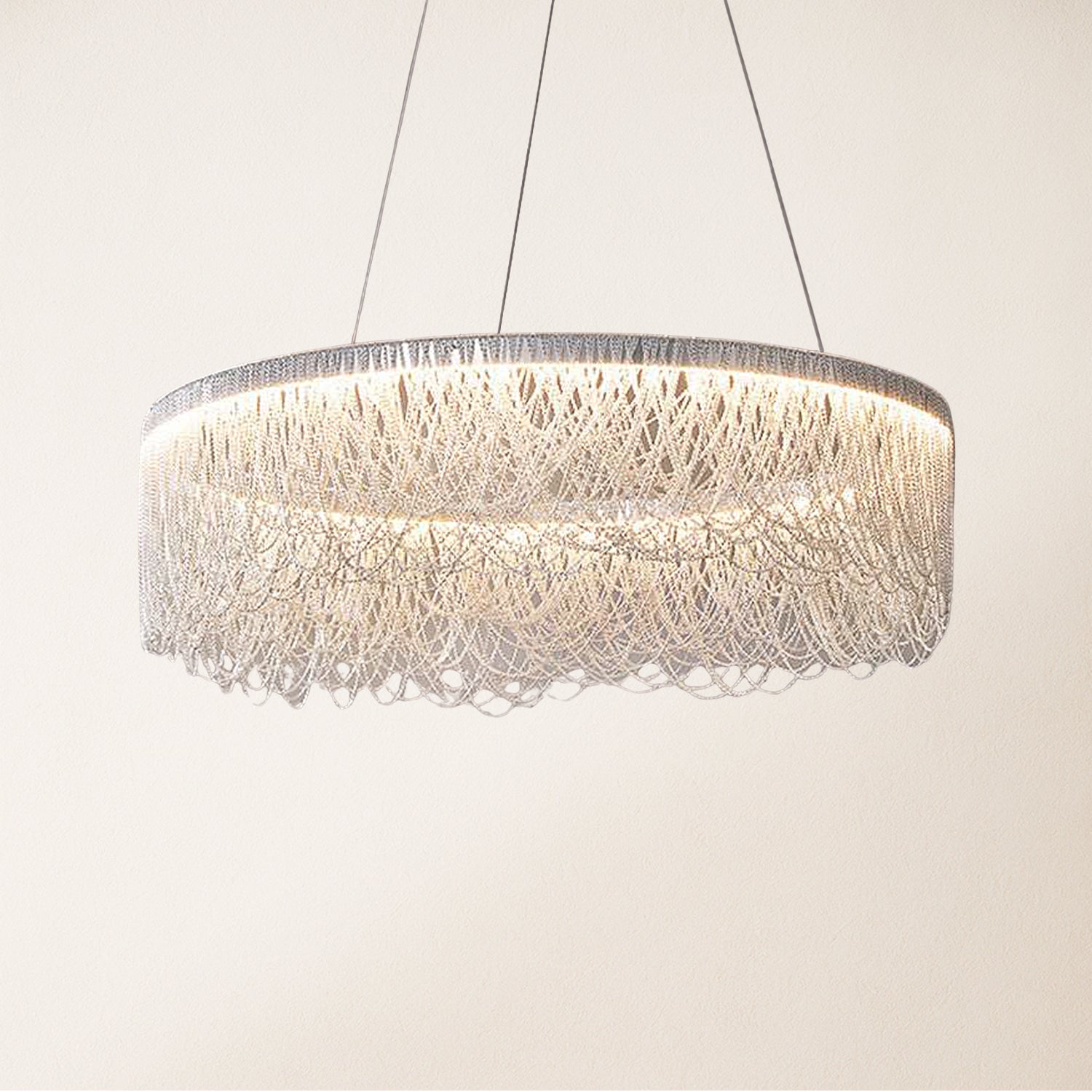 Teresa Cadena Tassel Modern Ring Chandelier 60cm