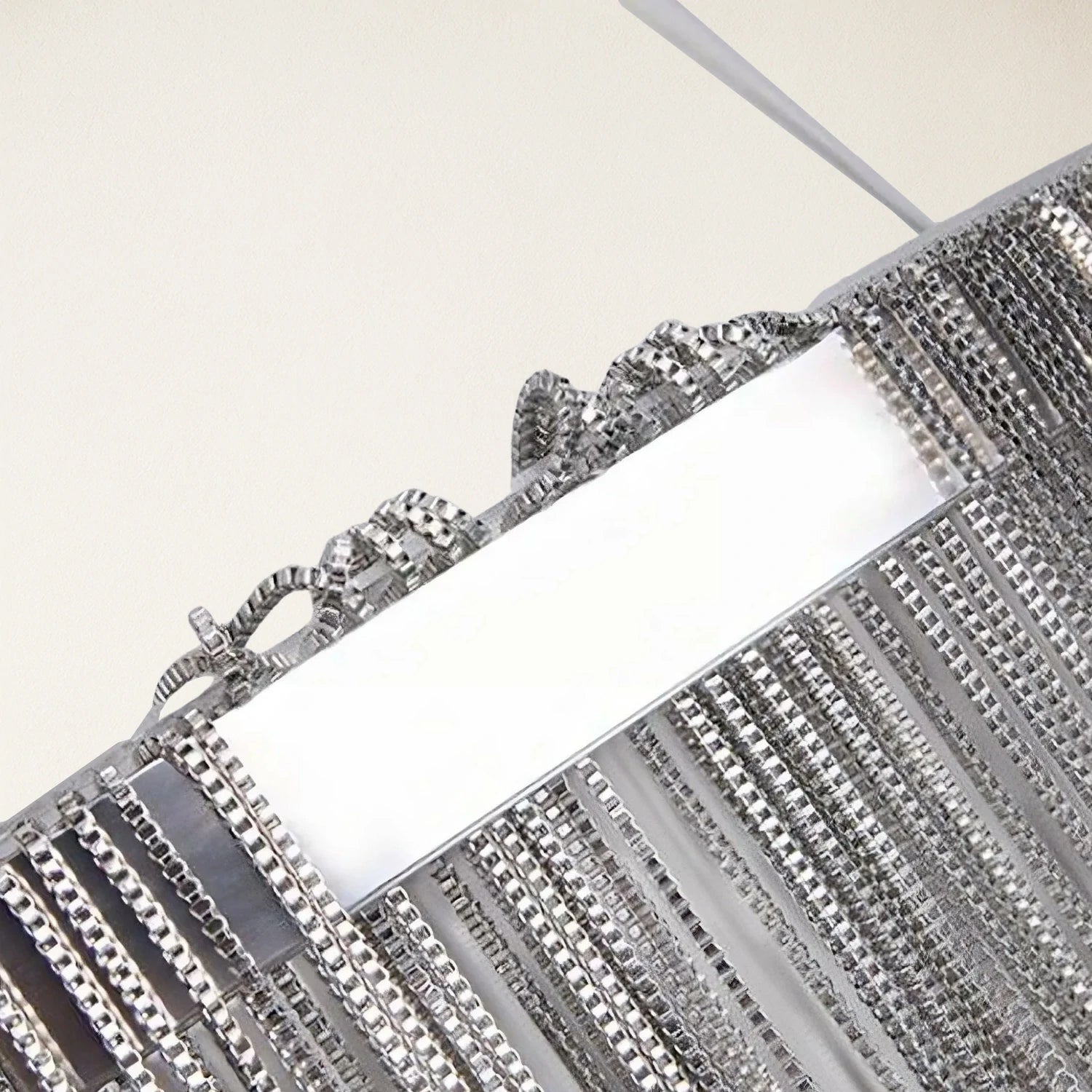 Teresa Cadena Steel Tassel Chandelier 80cm D