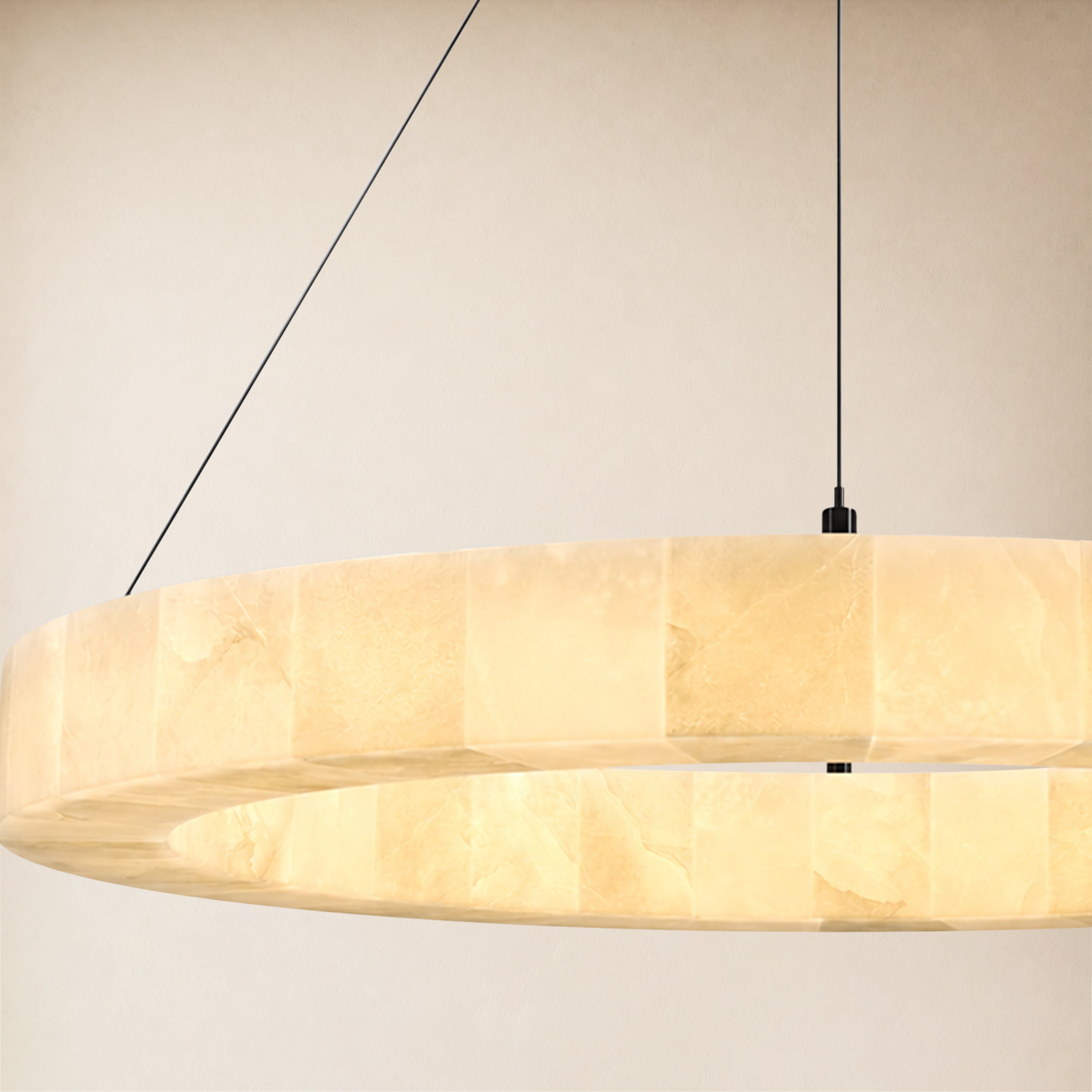 Soluna Alabaster Custom Round Chandelier