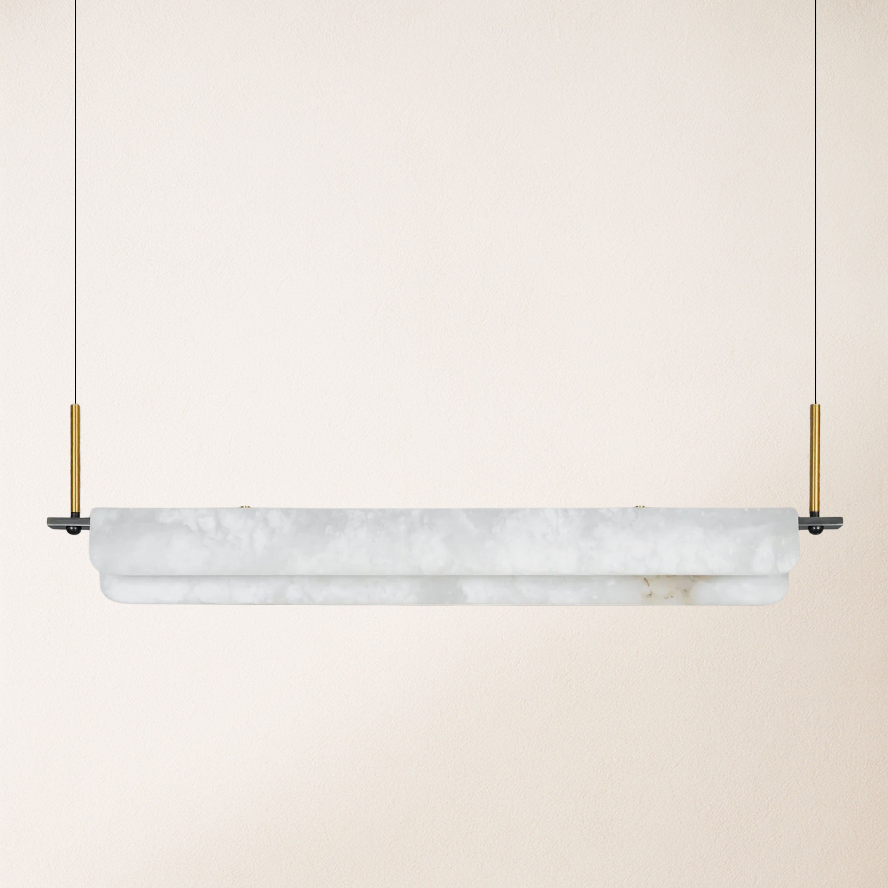 Seranova Alabaster Dining Linear Chandelier
