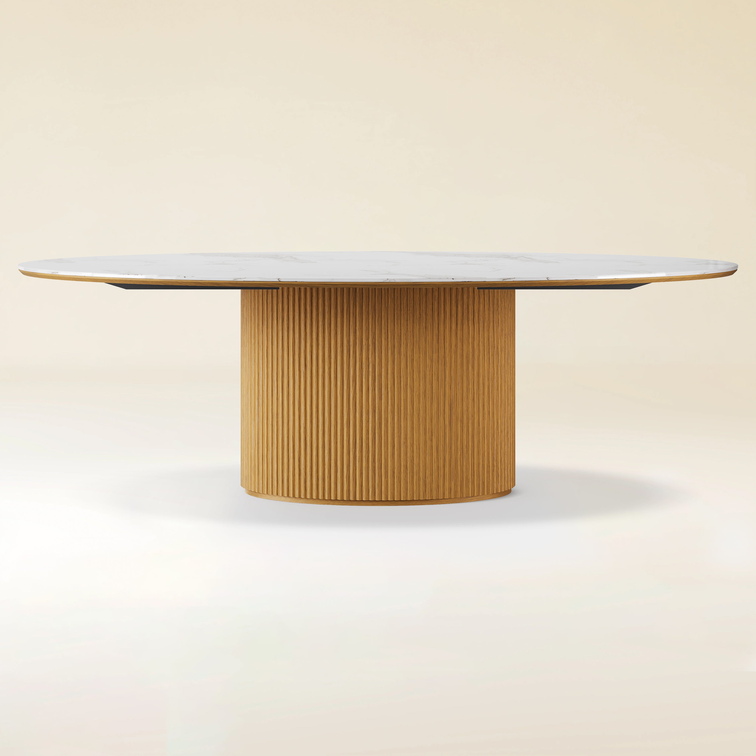 Marley Sintered Stone Dining Table 213cm