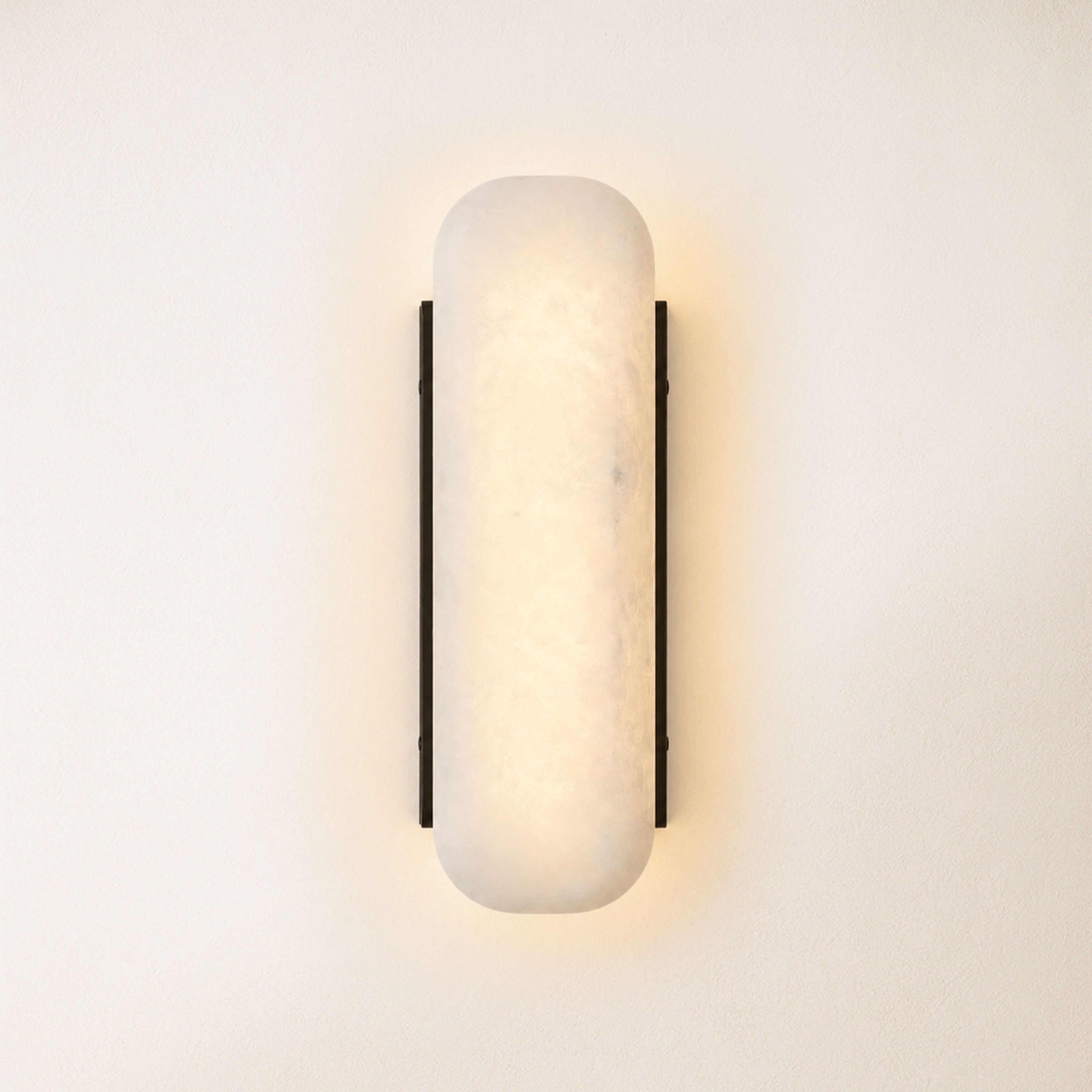 Valora Alabaster Capsule Wall Sconce