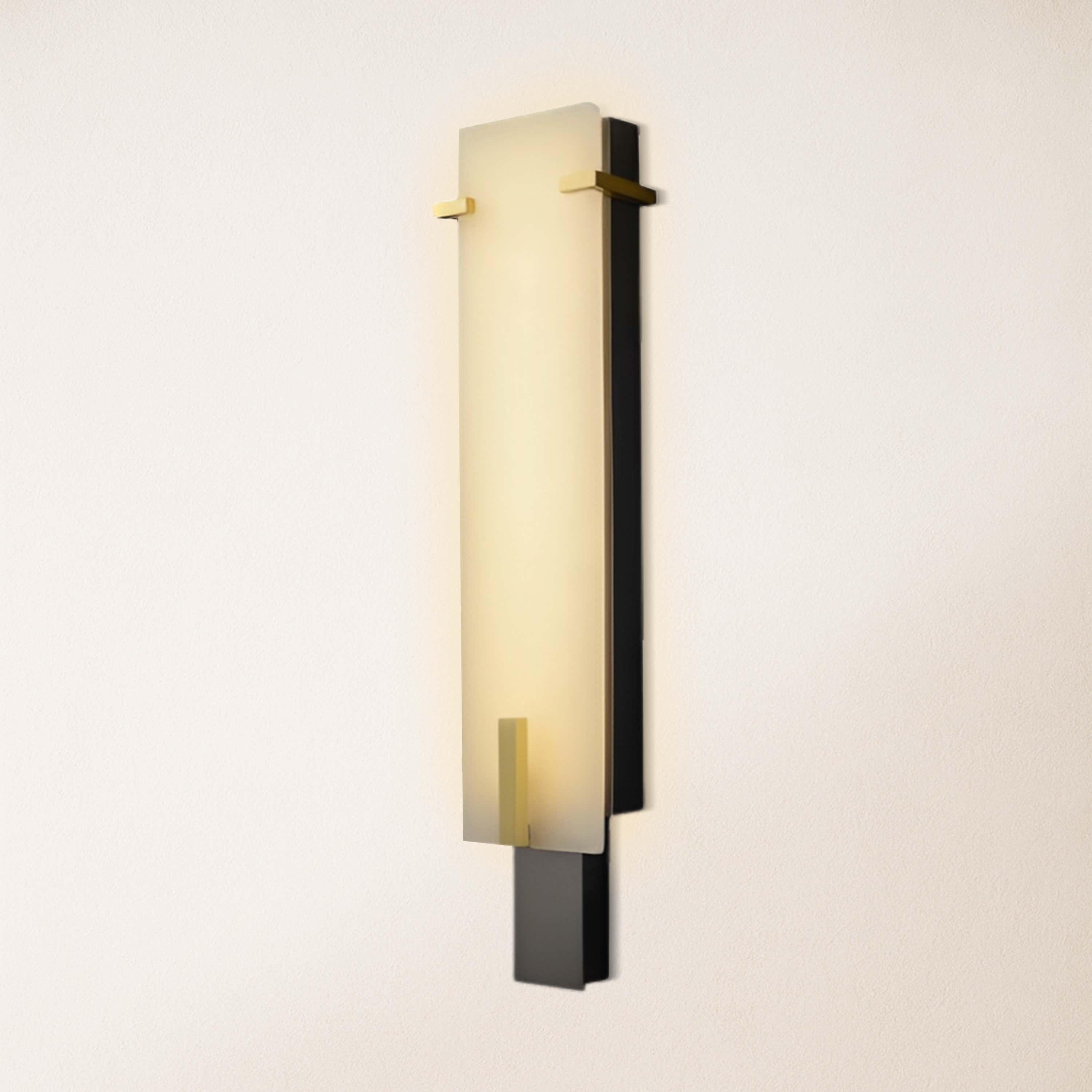 Janina Stable Alabaster Personality Wall Sconce 66cm H