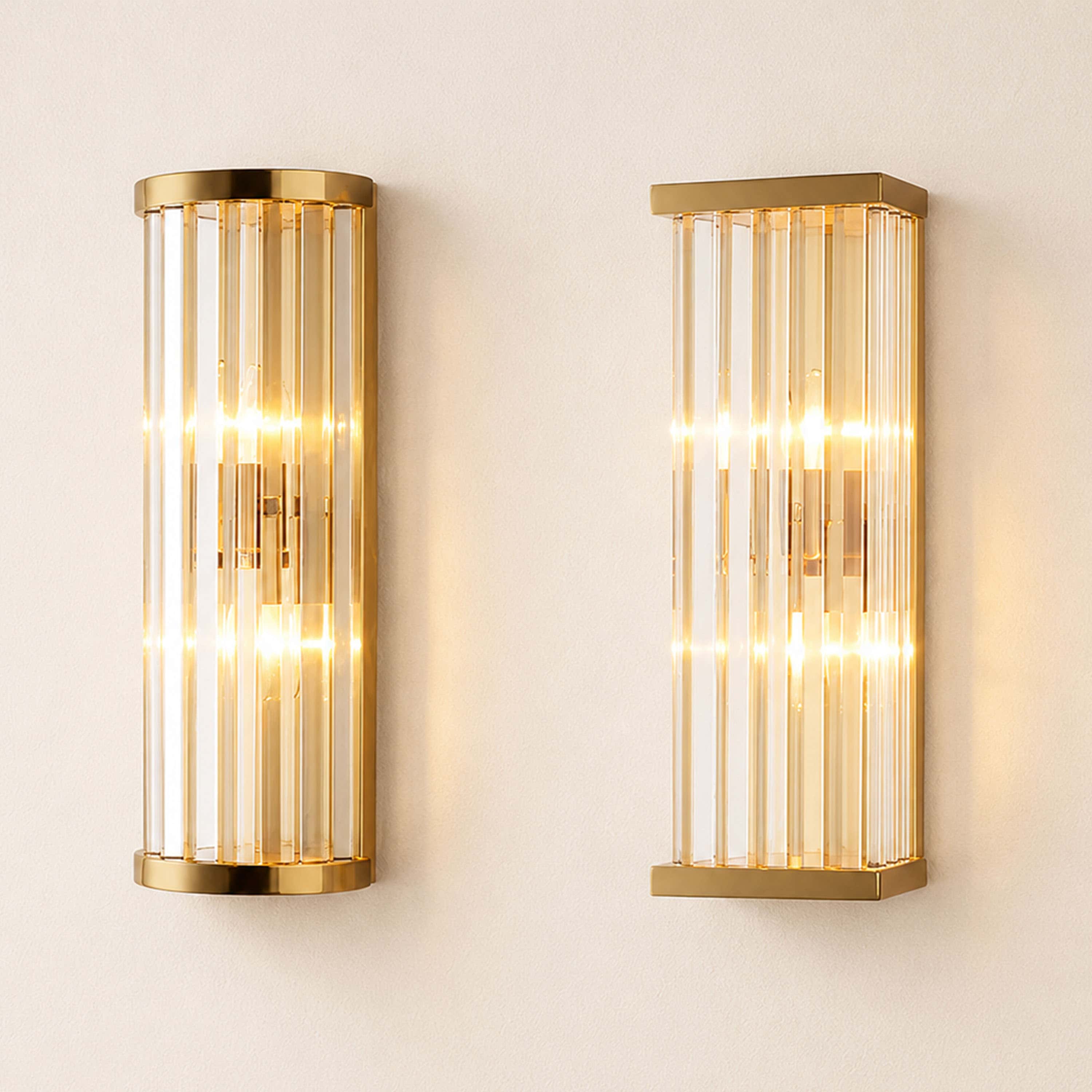Aethon Crystal Linear Wall Sconce