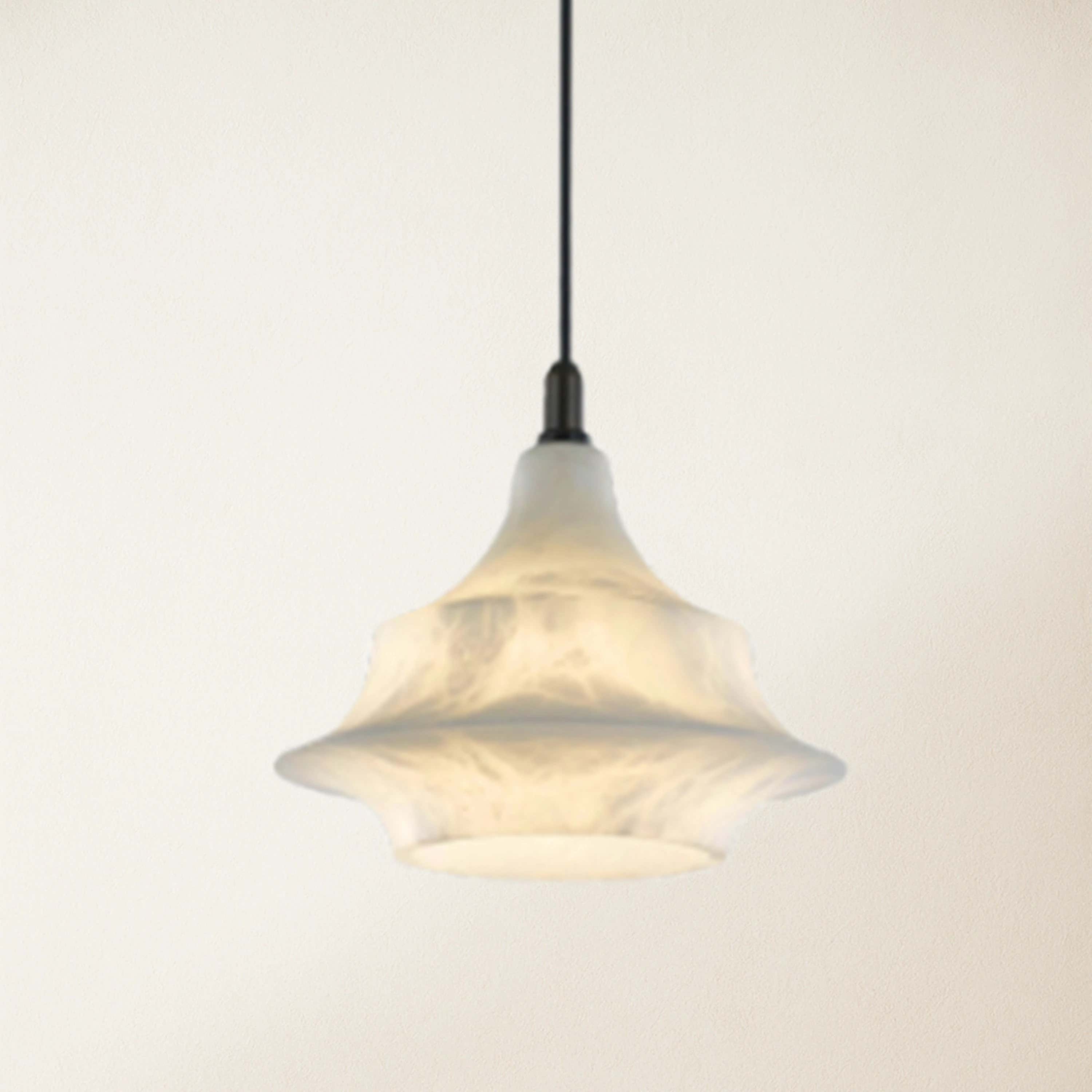 Bloom Alabaster Gleam Pendant 18cm D