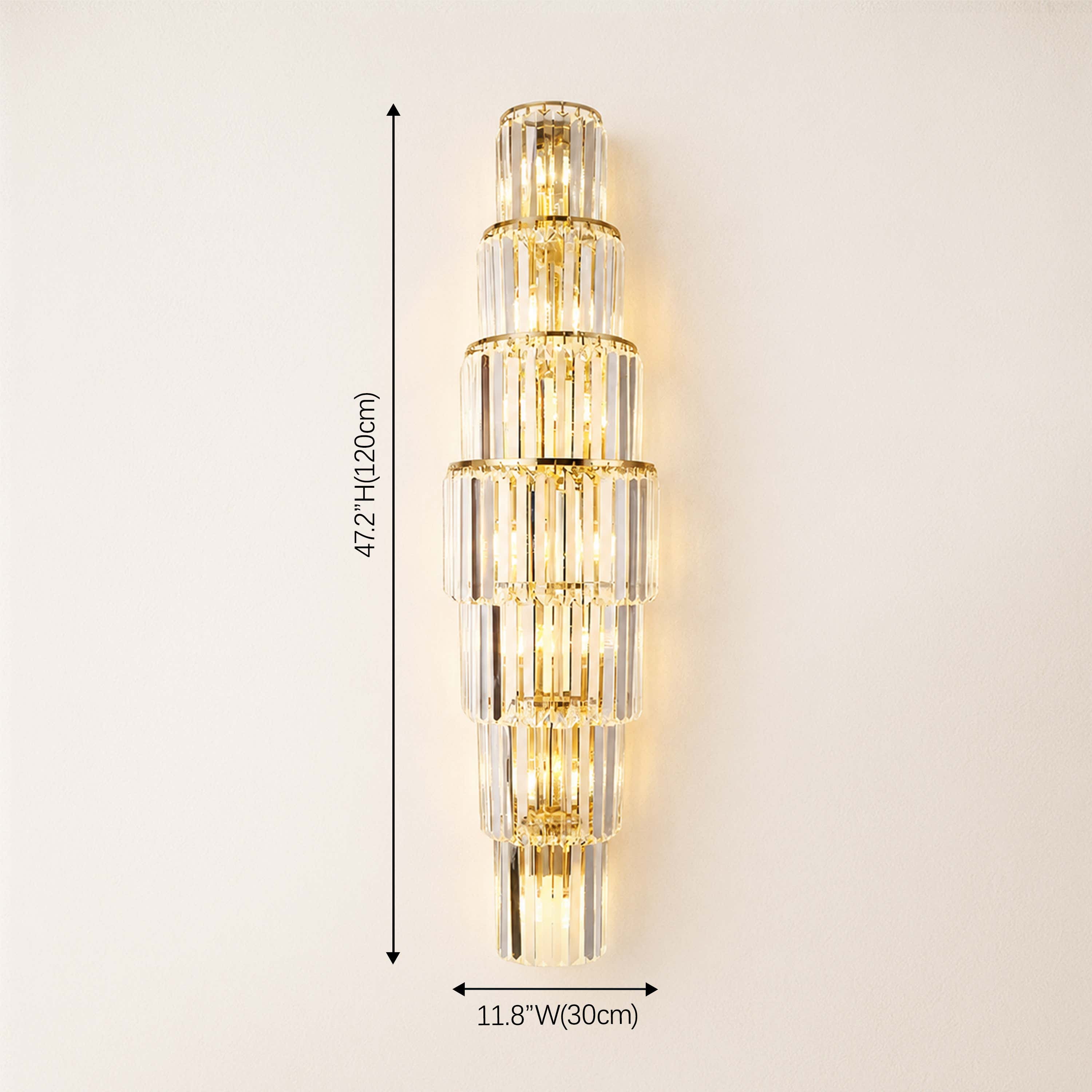 Elira Crystal Wall Lamp