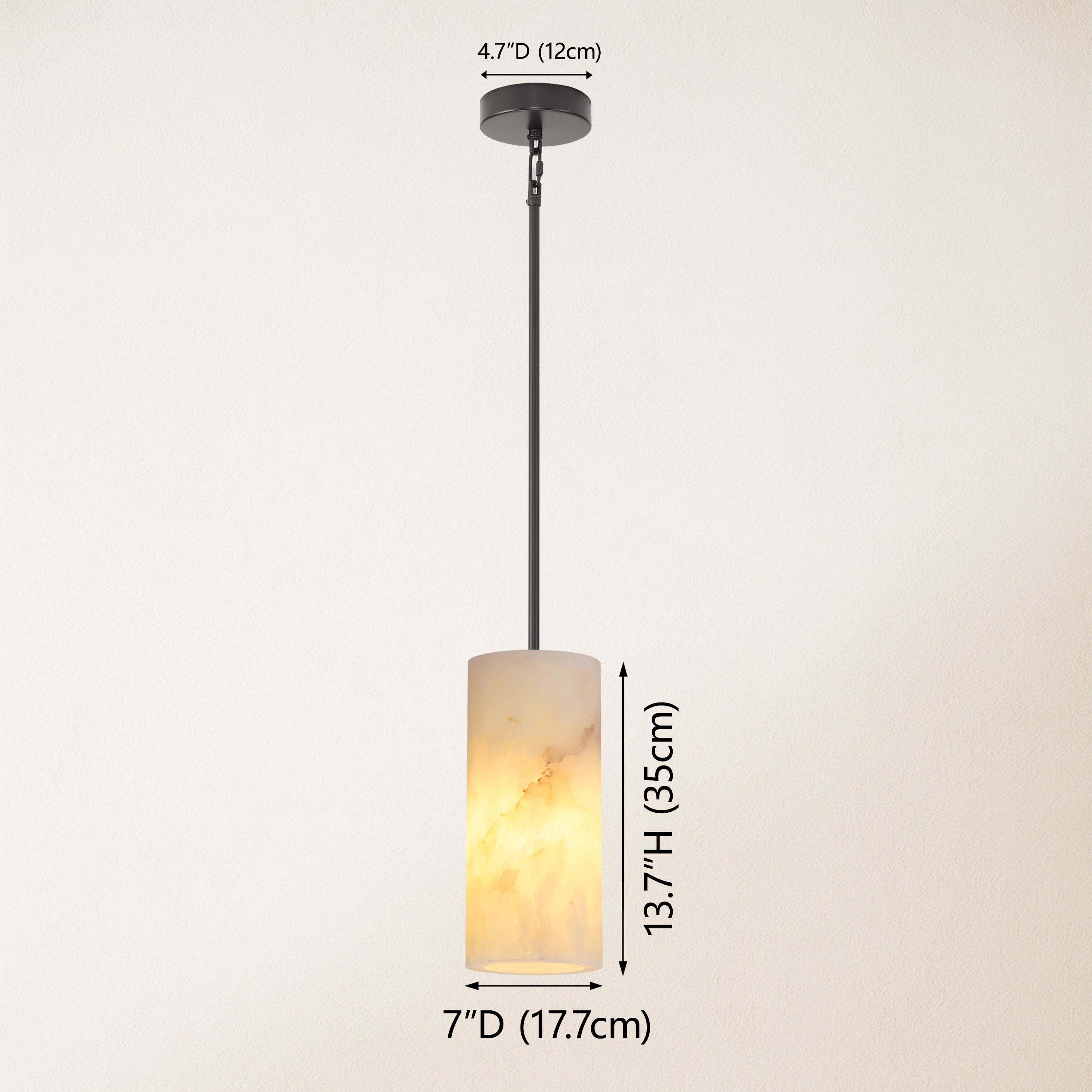 Arlo Alabaster Pendant Lights 17.7cm D