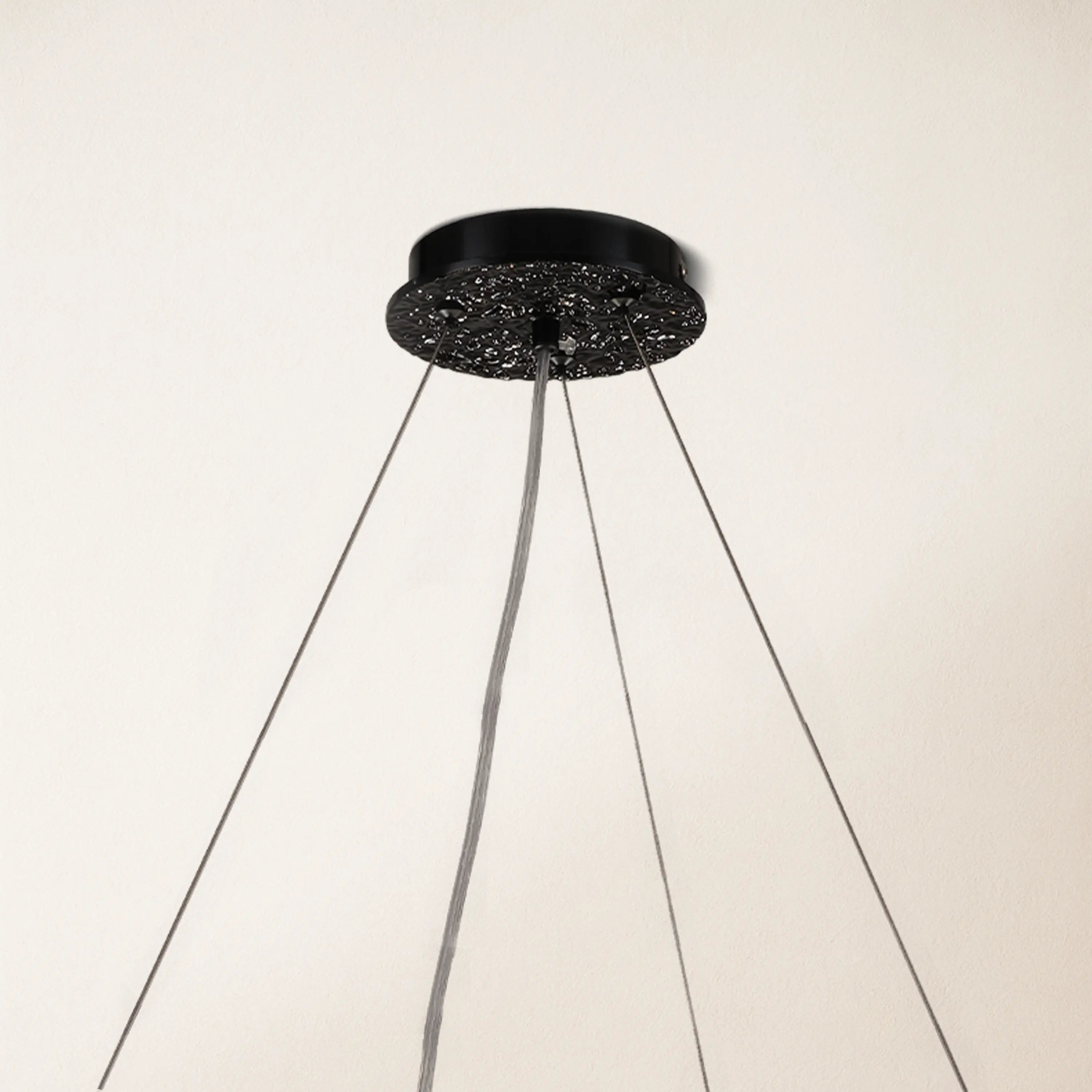 Frostleaf Crystal Cascade Branch Round Chandelier 76cm