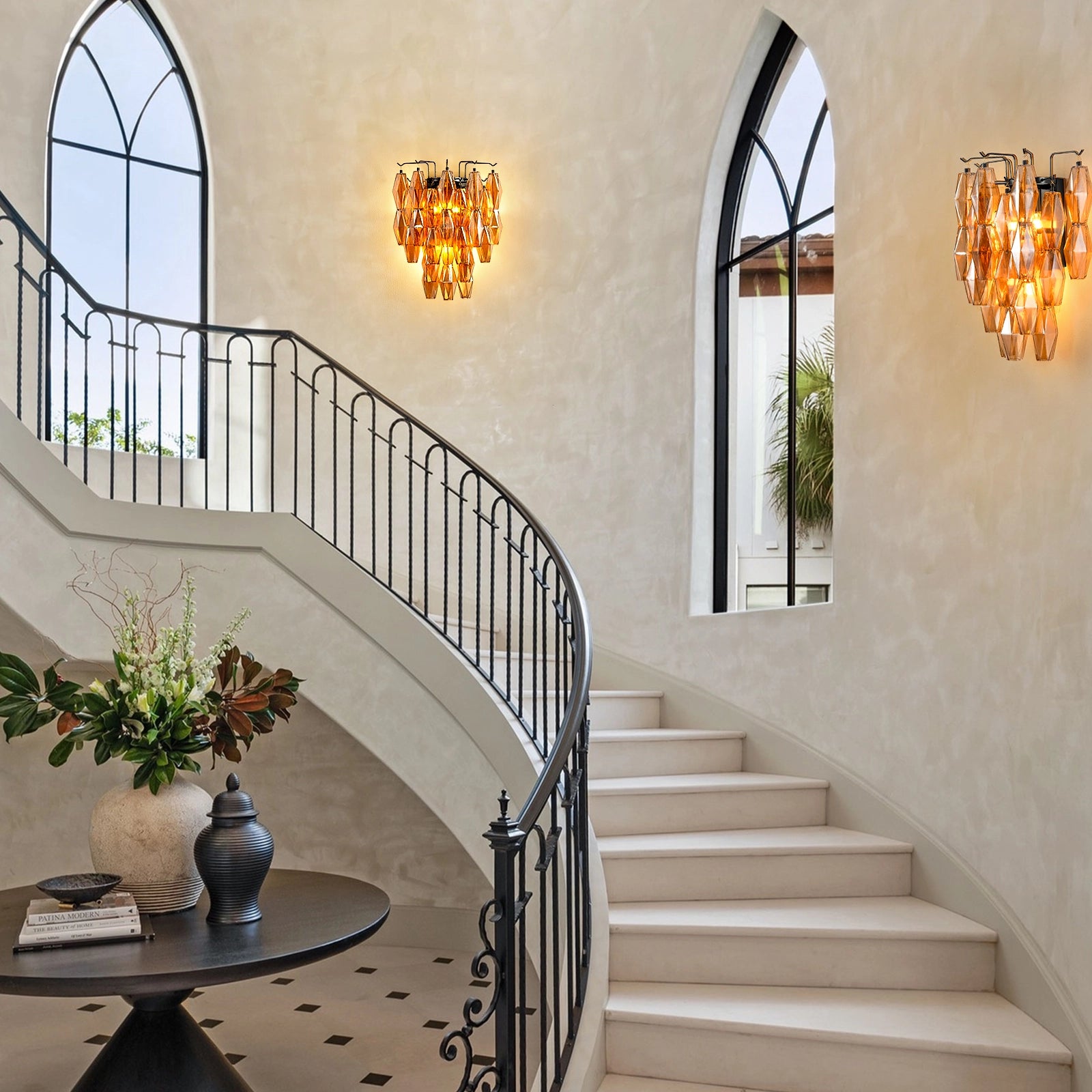 Celestial Drop Glass Wall Sconce