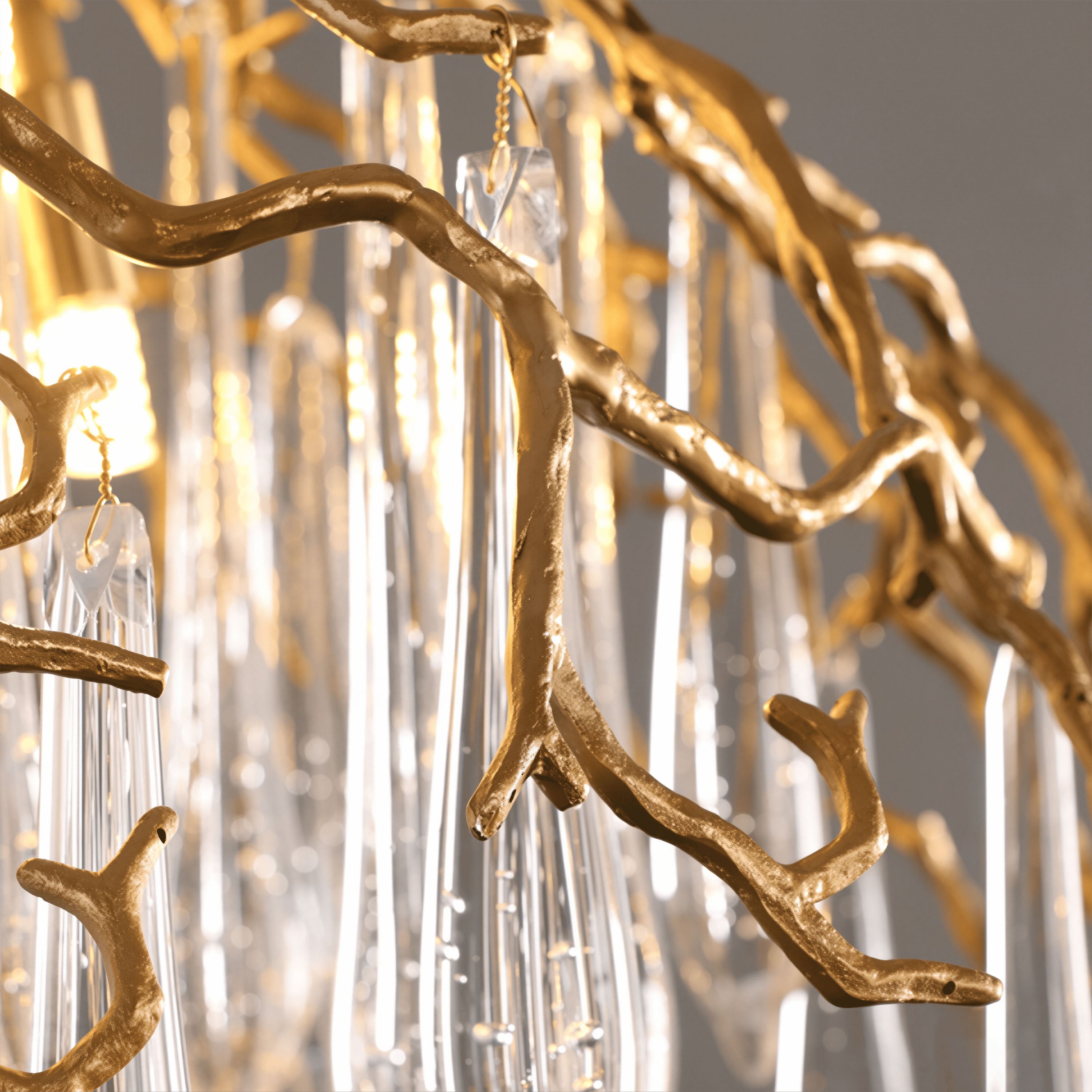 Aurevia Dome Glass Chandelier