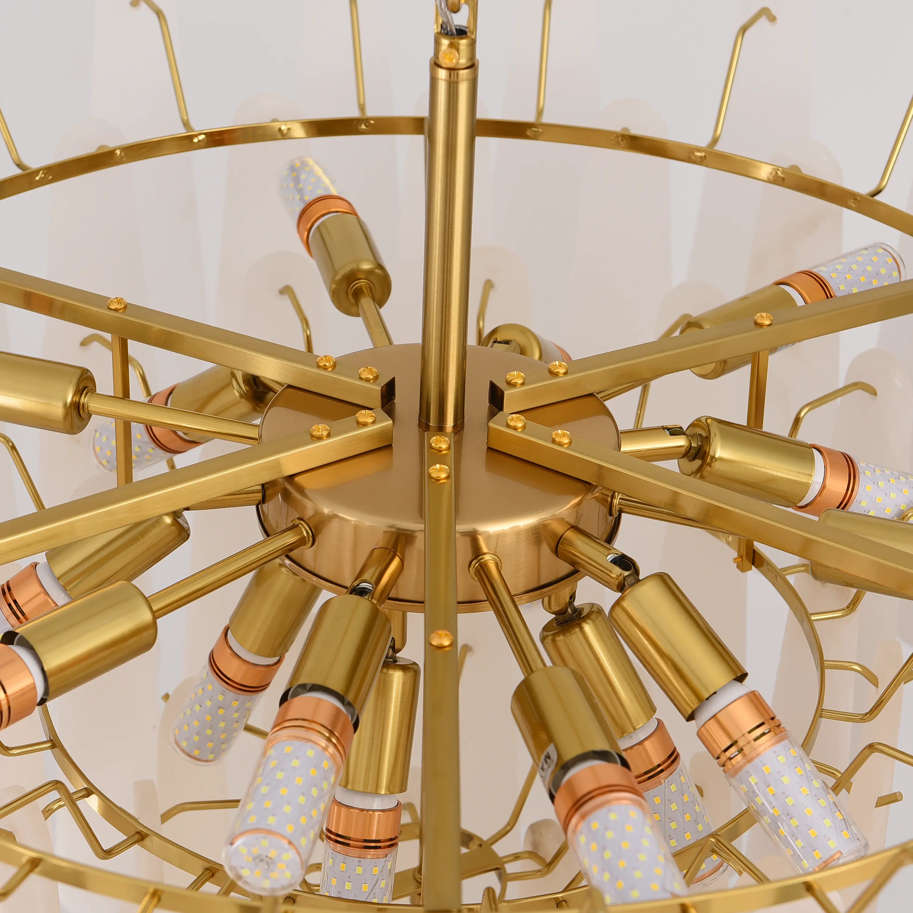 Caldera Alabaster Round Chandelier 80cm