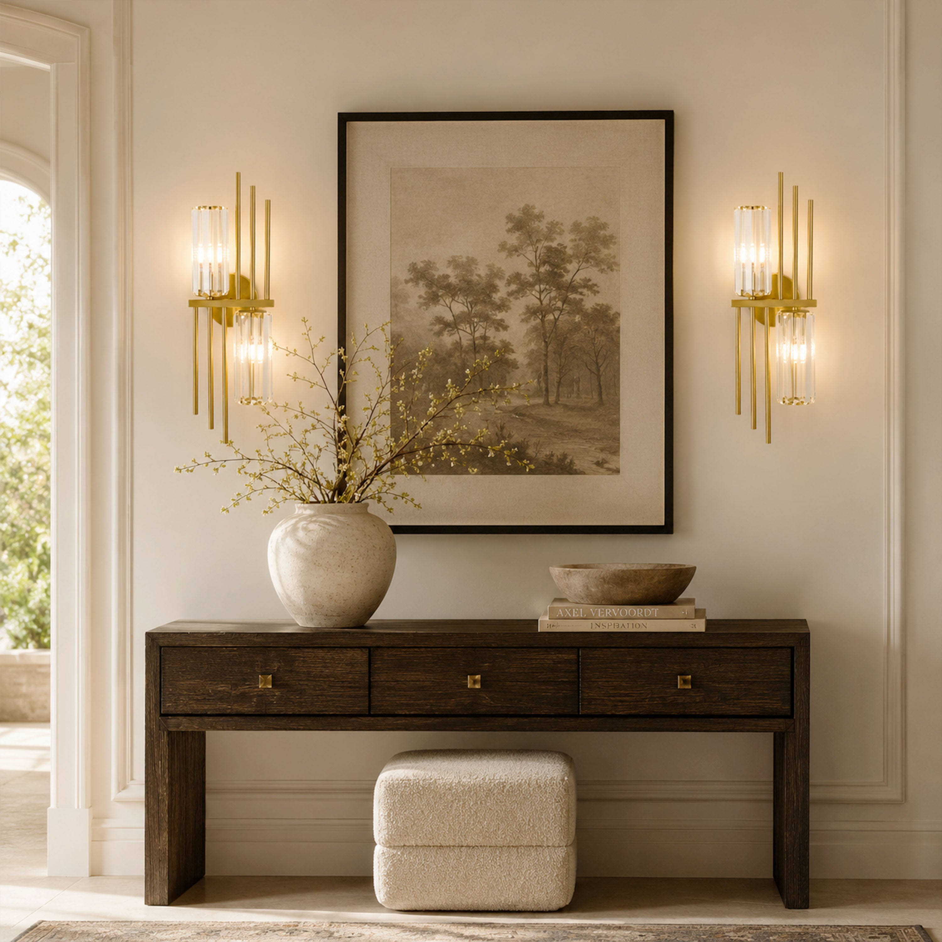 Oriana Crystal Wall Sconce 7.1"