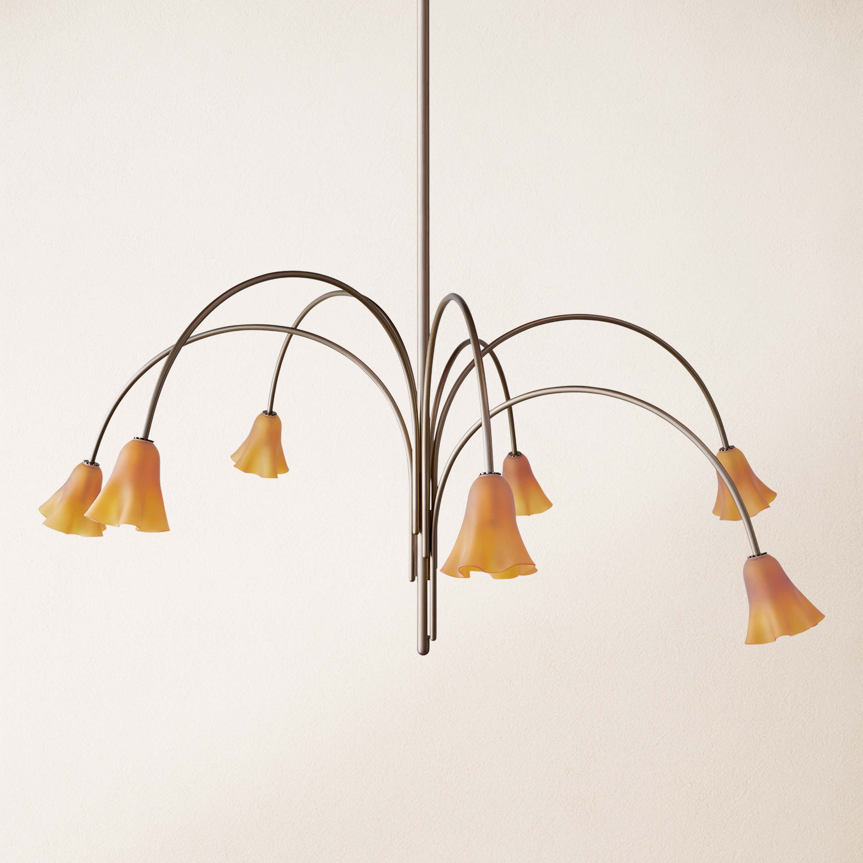 Florea Glass Art Chandelier