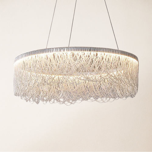 Teresa Cadena Tassel Modern Ring Chandelier 60cm D