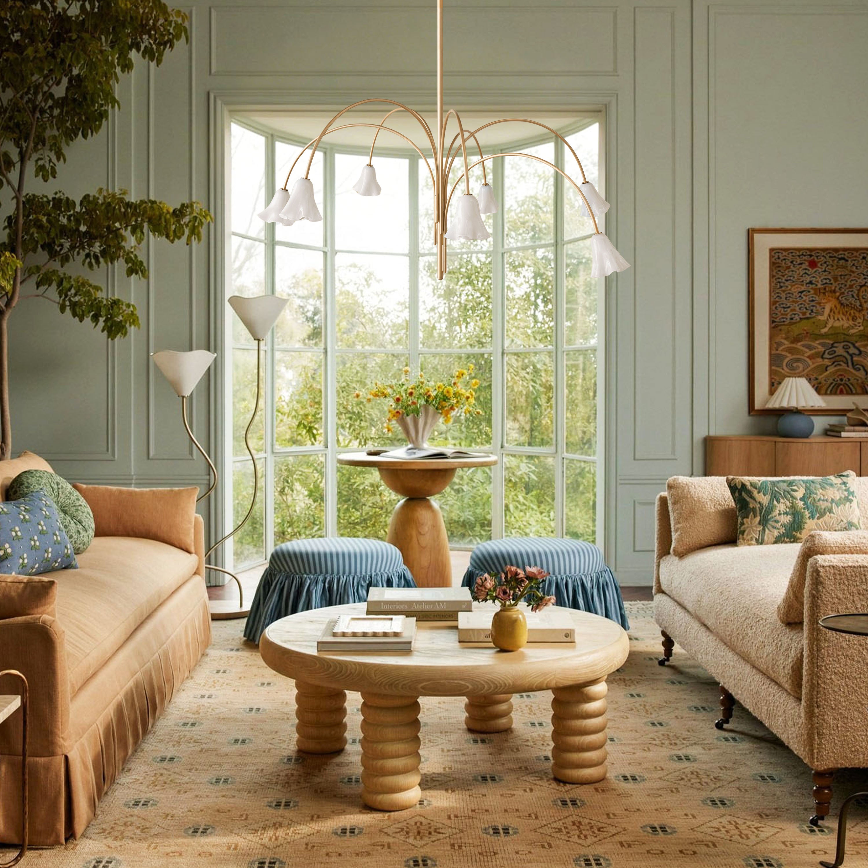 Florea Glass Art Chandelier