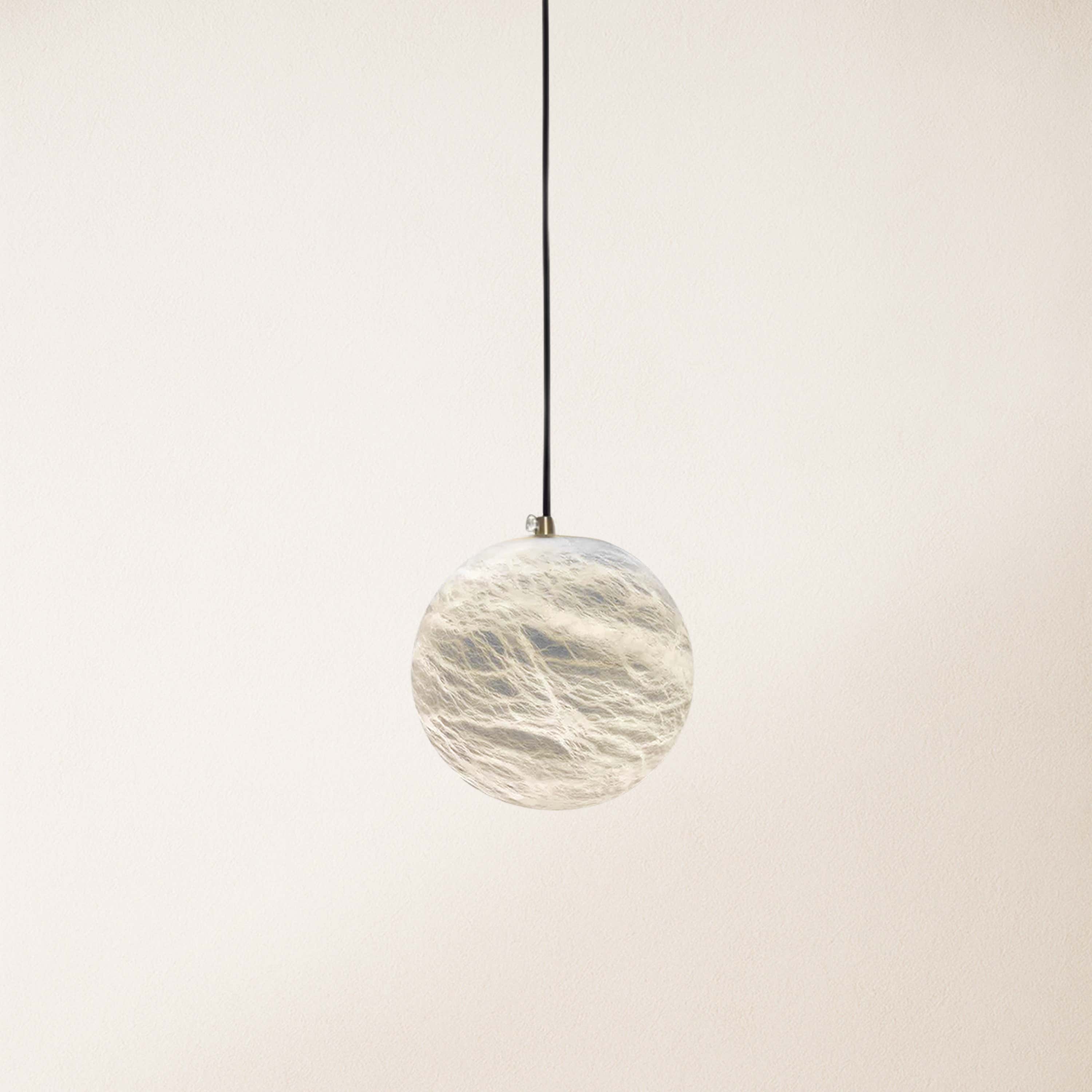 Nami Alabaster Global Ball Pendant Light 18cm D