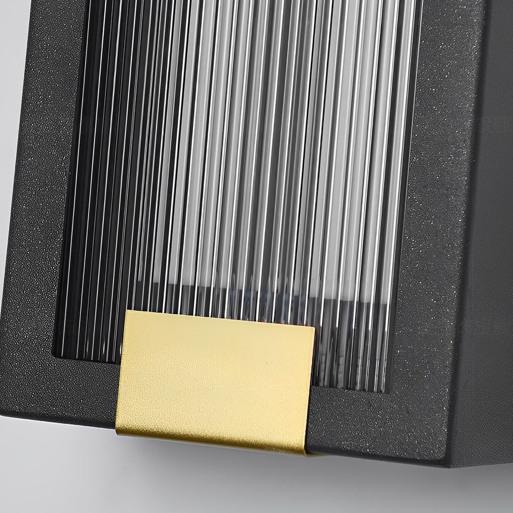 Vitreum Rectangular LED Outdoor Wall Light